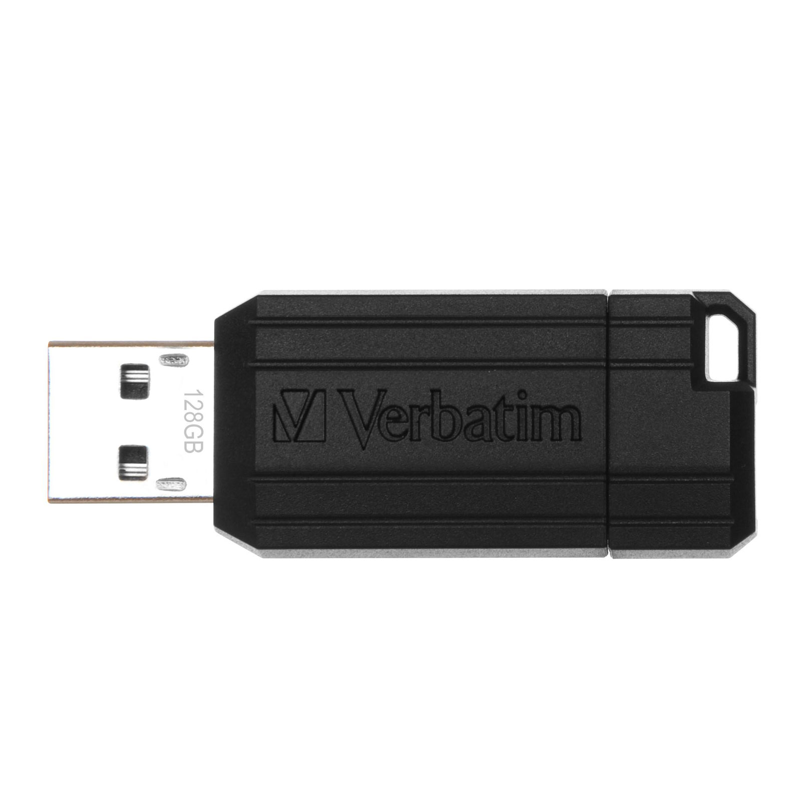 VERBATIM PinStripe USB 2.0 128 GB schwarz USB-Stick