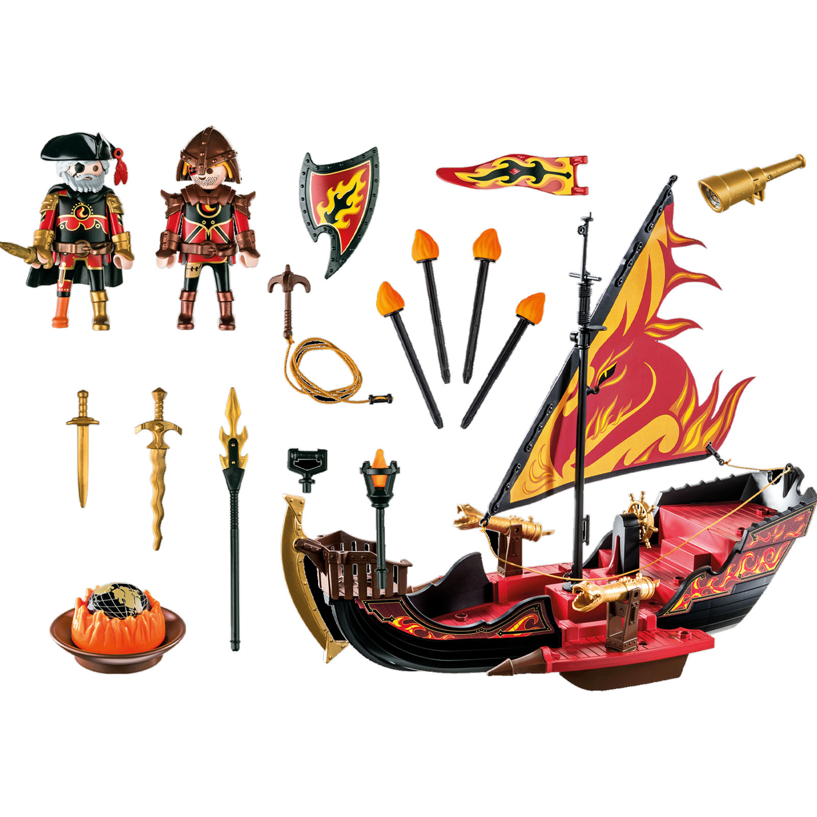 playmobil 70641 Novelmore Burnham Raiders Feuerschiff