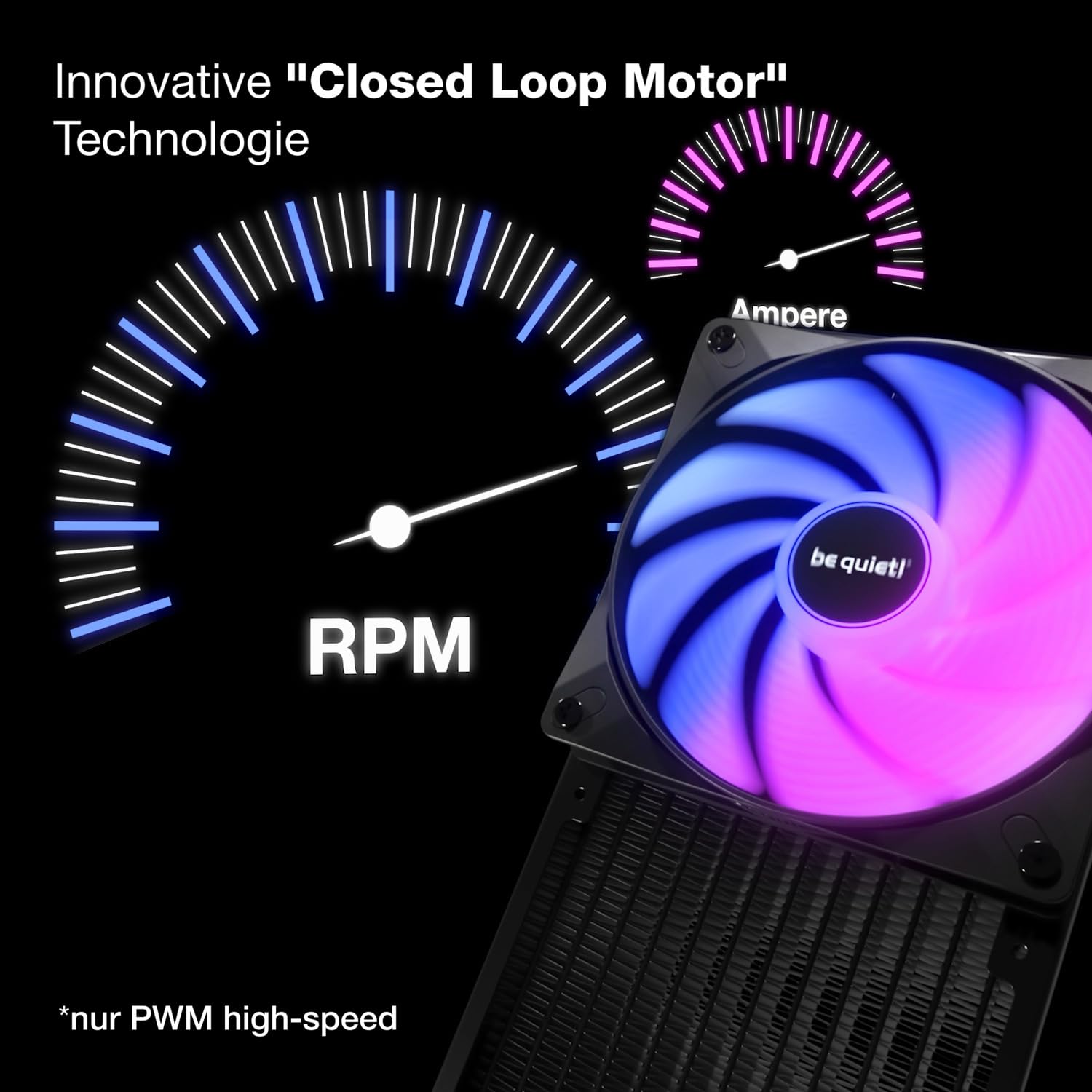 be quiet! Light Wings LX 120mm PWM high-speed Lüfter, Enthält 3 Lüfter
