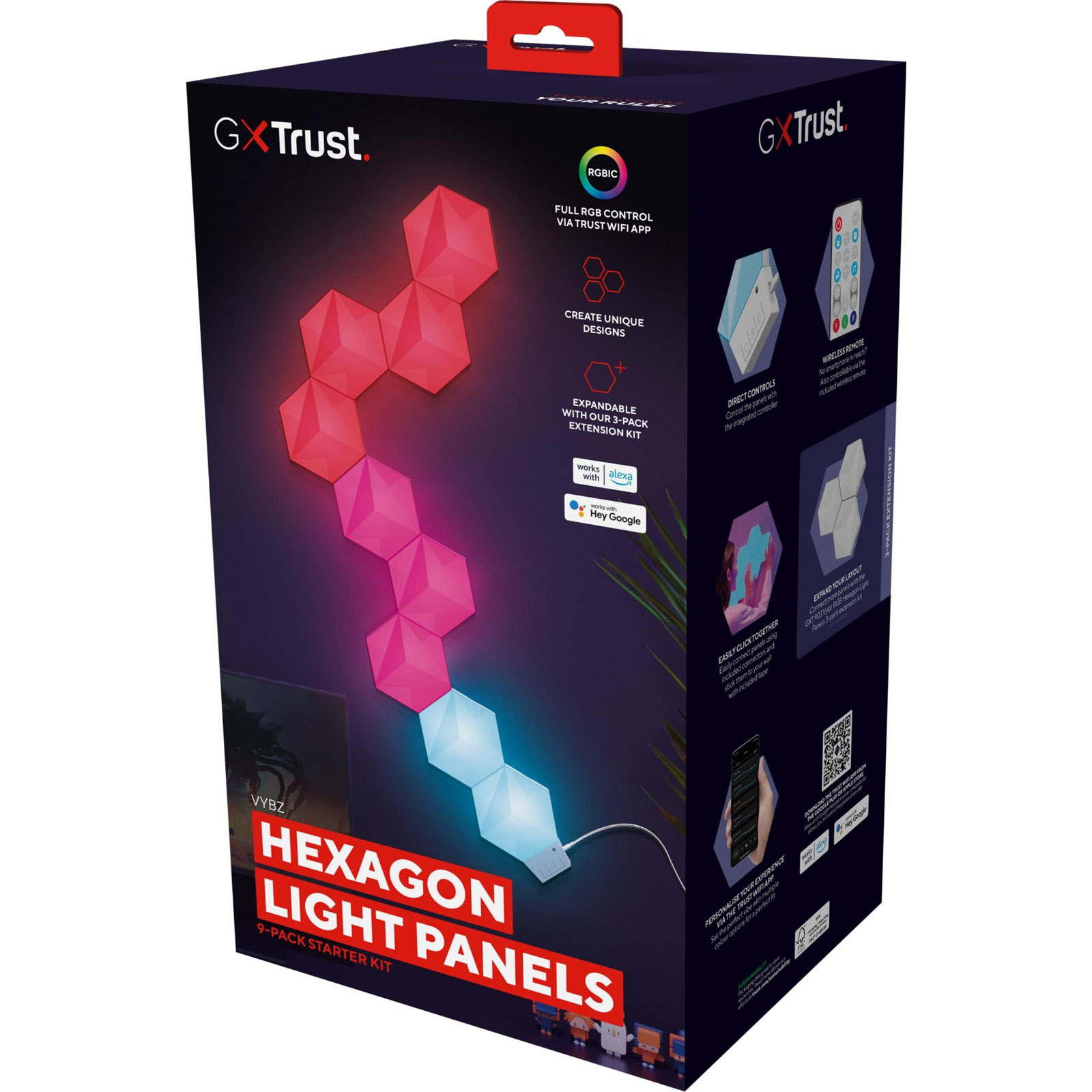 TRU GXT902 VYBZ RGB HEXAGON LI