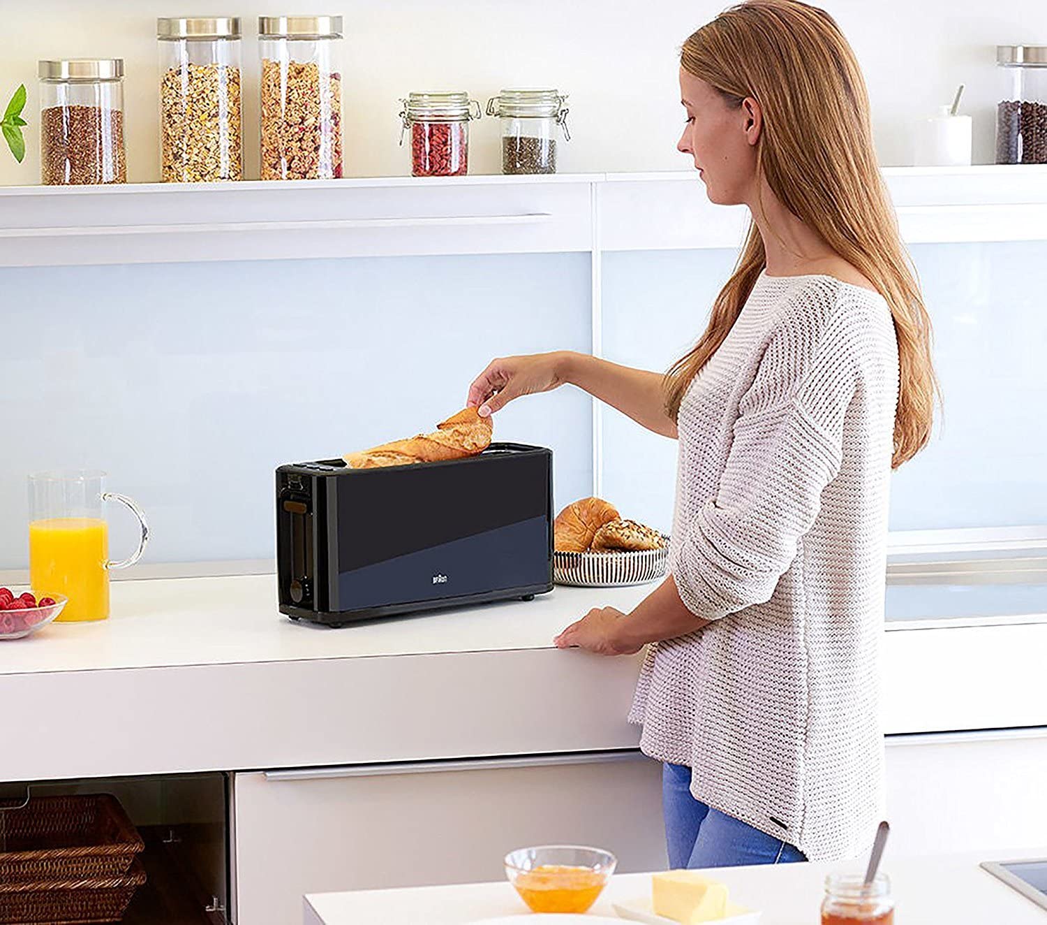 BRAUN HT 3110 BK MultiToast Toaster