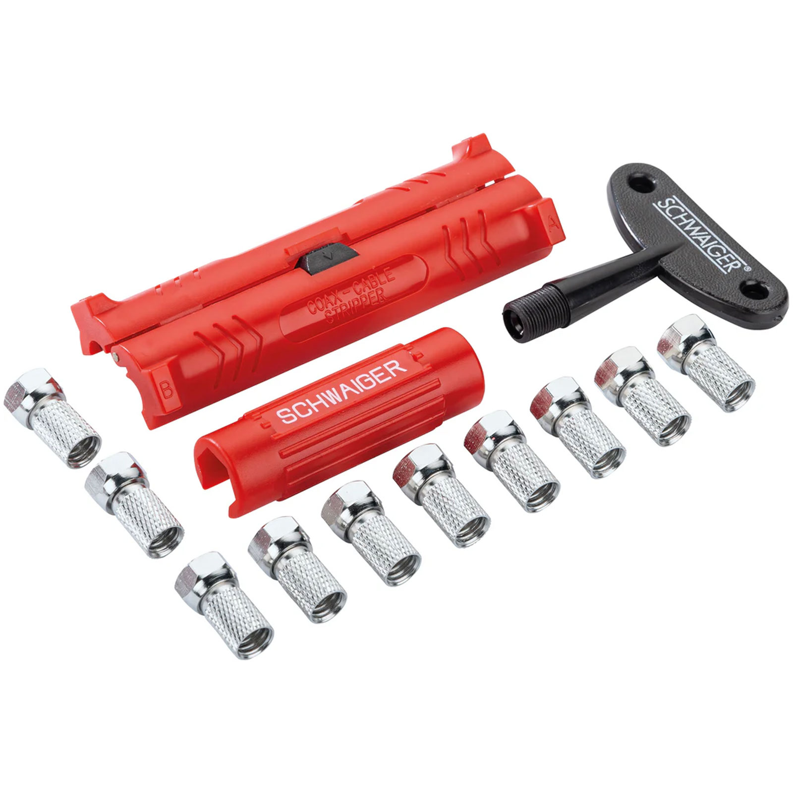 Schwaiger ABISET30 531 Montage Set für F-Stecker