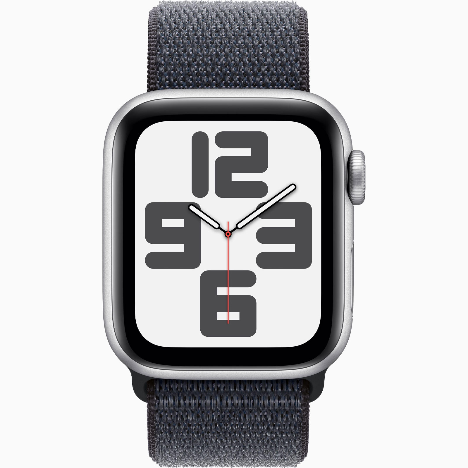 Apple Watch SE GPS + Cellular, 44 mm Aluminiumgehäuse Mitternacht, Sport Loop Tinte