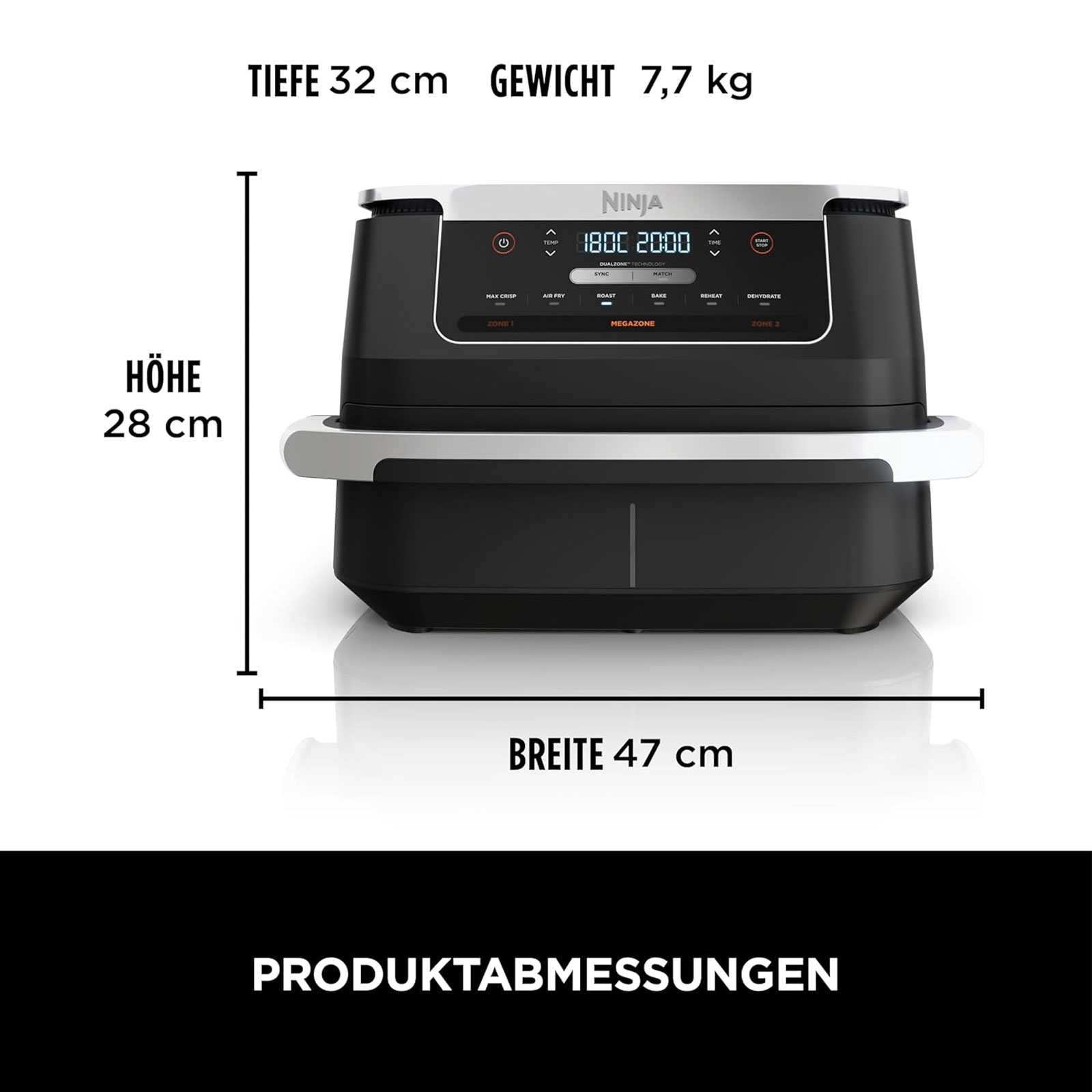 Ninja AF550EU Heißluftfritteuse