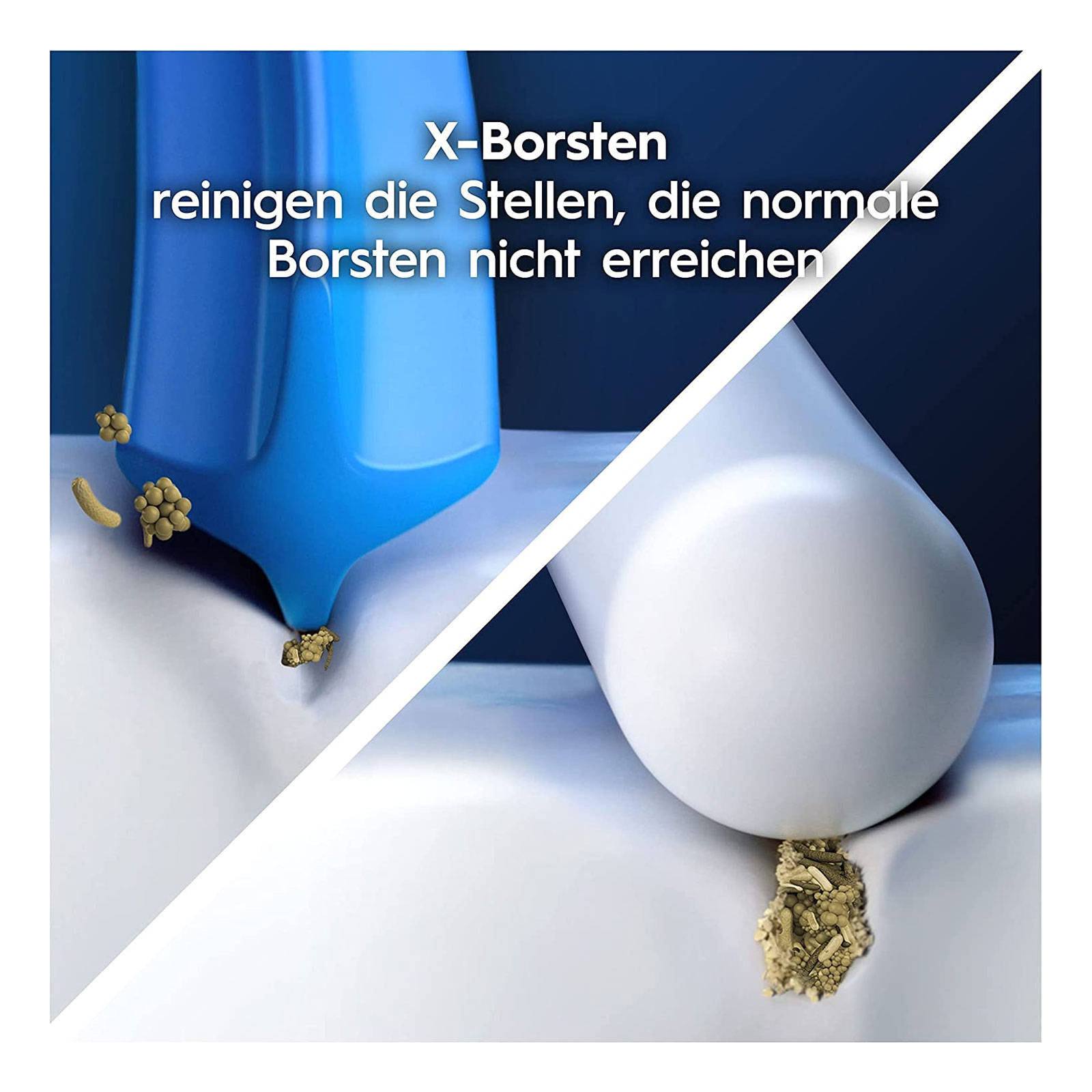 Oral-B Pro CrossAction Aufsteckbürsten für elektrische Zahnbürste, 6 Stück