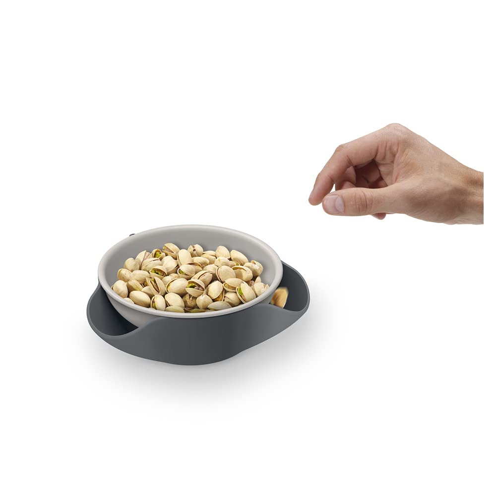 Joseph Joseph Double-Dish Servierschale Oliven Nüsse Grey Pistazie