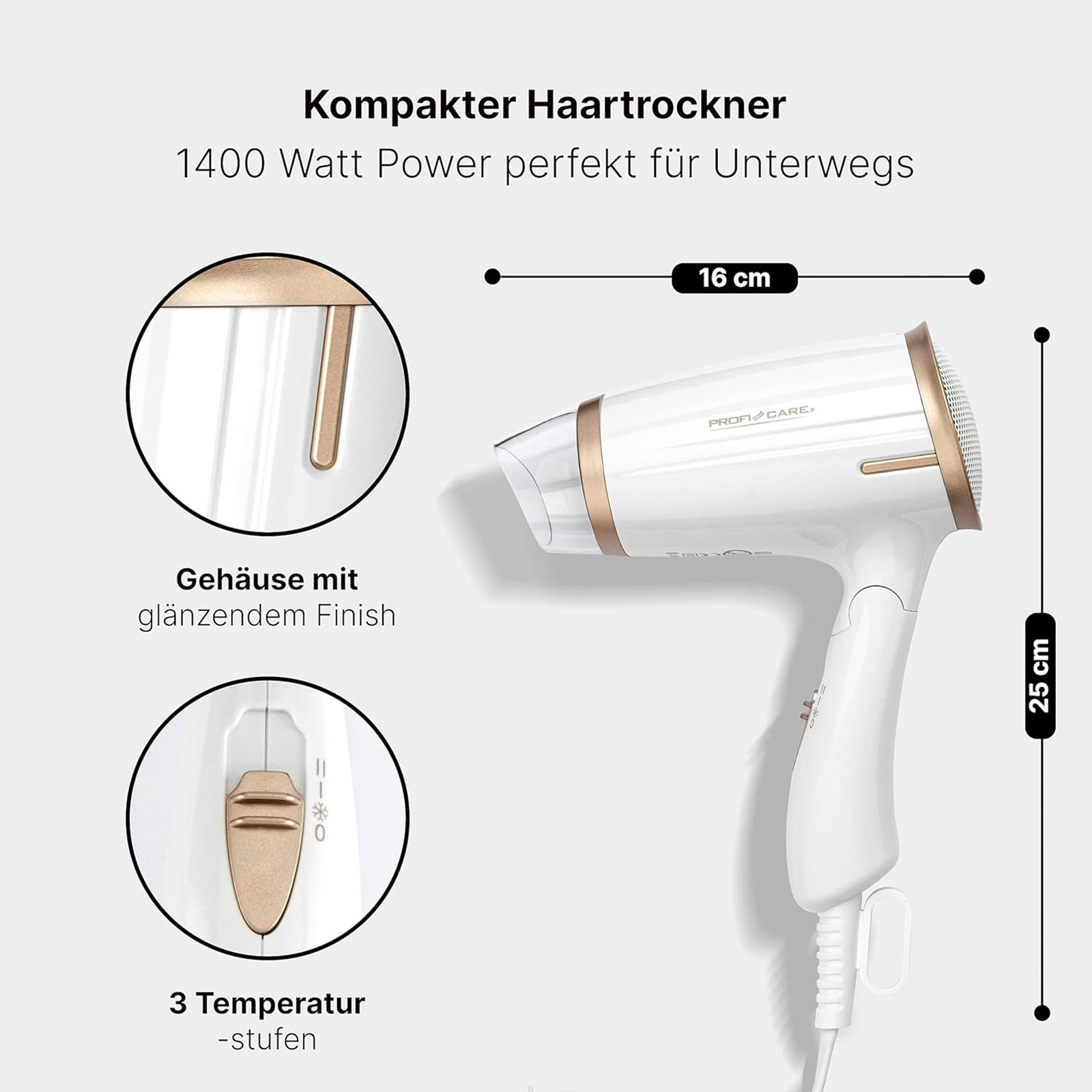 PROFI CARE PC-HT 3009 Haartrockner