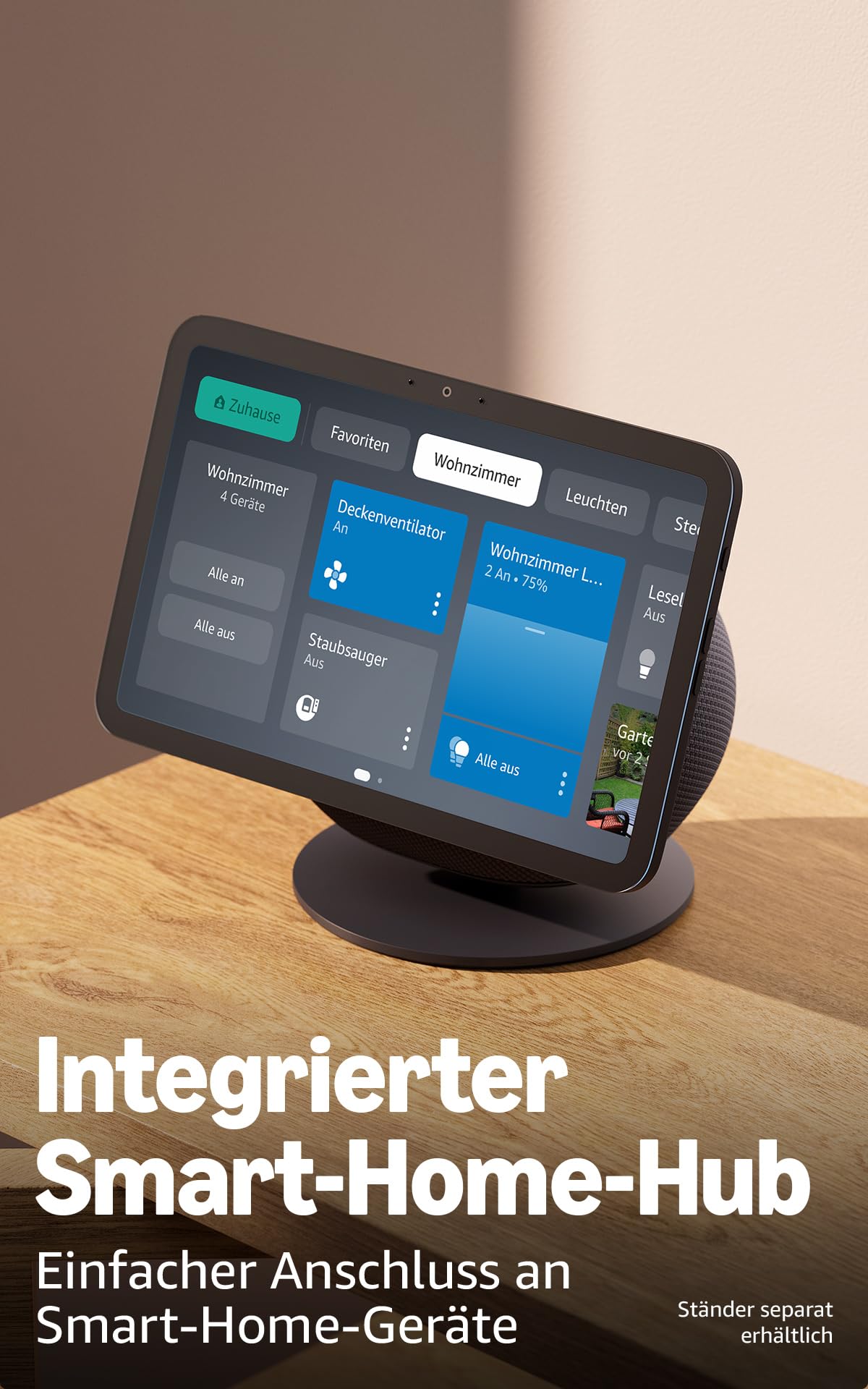 Amazon Echo Show 8 (neueste Generation), brillantes 8,7-Zoll-Display