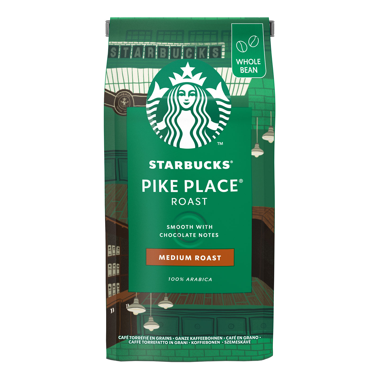 Siemens TE657M03DE Kaffeevollautomat + Nestle Starbucks Pike Place Roast Ganze Bohne 200g