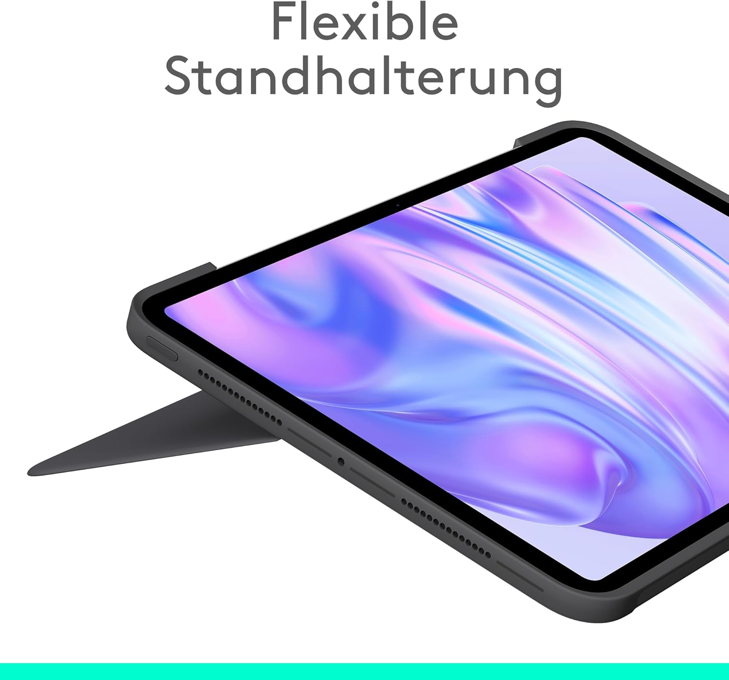 Logitech Logitech Combo Touch Keyboard Case für 11" iPad Pro M4 / M5, Schwarz Tablet-Tastatur mit Bookcover