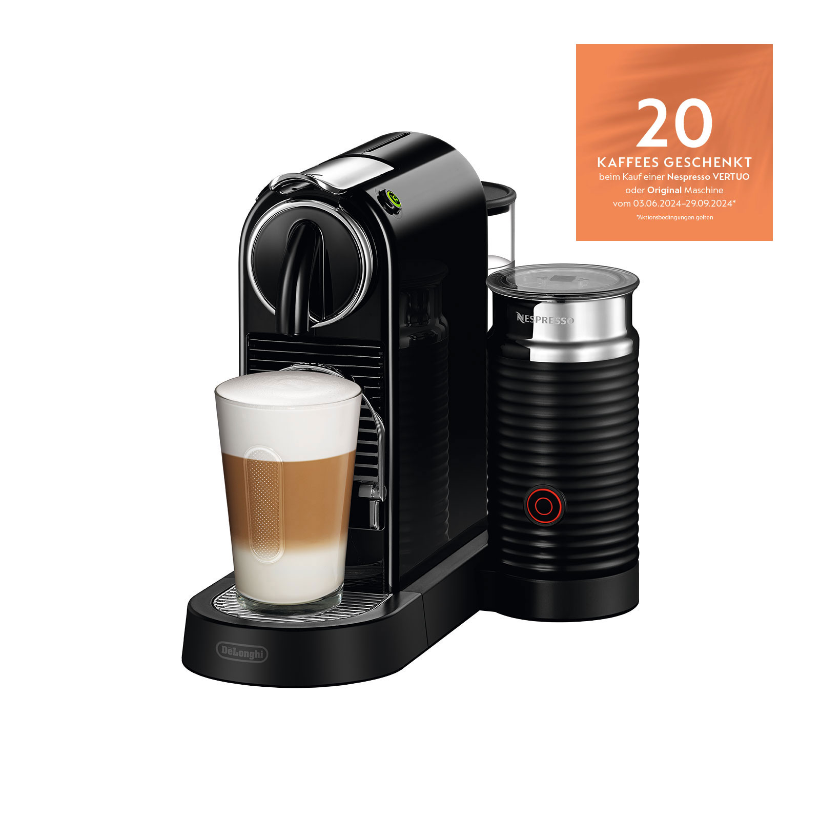 DE'LONGHI EN 267.BAE Nespressoautomat Citiz & Milk schwarz