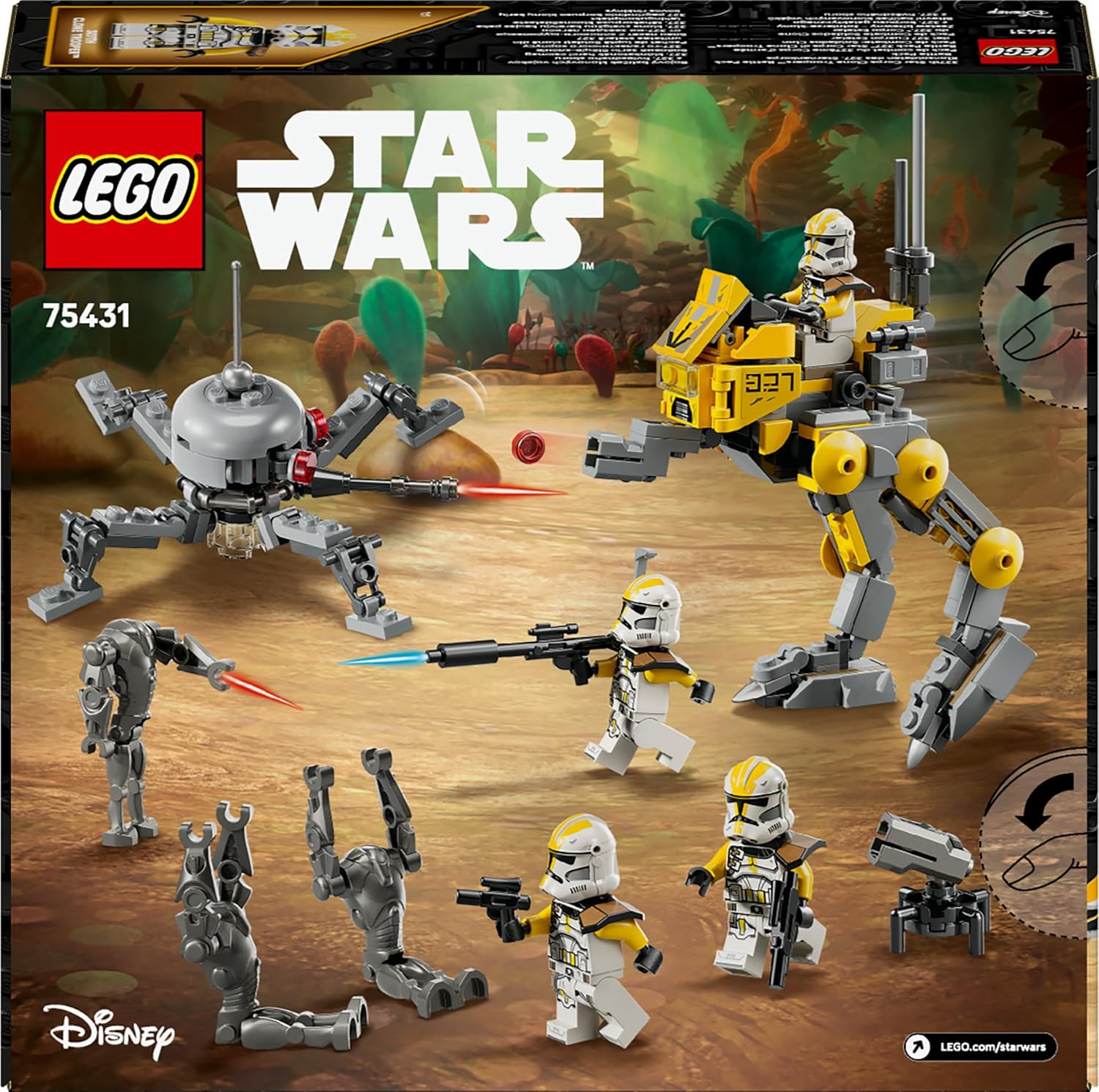 LEGO Star Wars Klonsoldaten des 327. Sternenkorps Battle Pack 75431