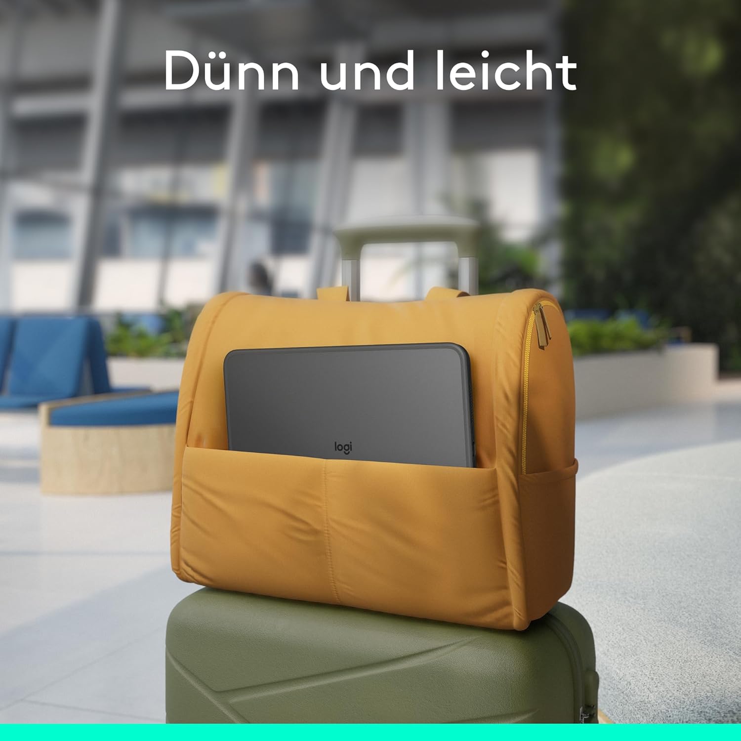 Logitech Logitech Combo Touch Keyboard Case für 11" iPad Pro M4 / M5, Schwarz Tablet-Tastatur mit Bookcover