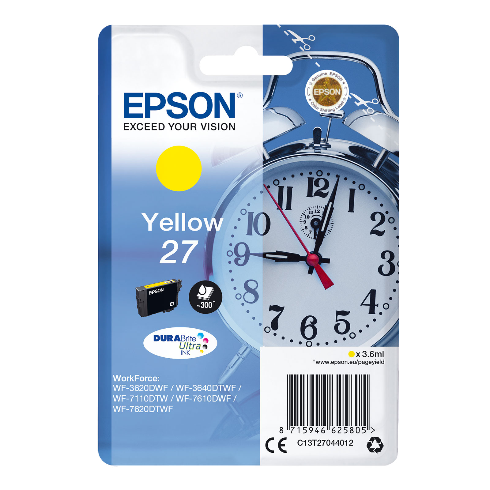 Epson T2702 Wecker Druckerpatrone