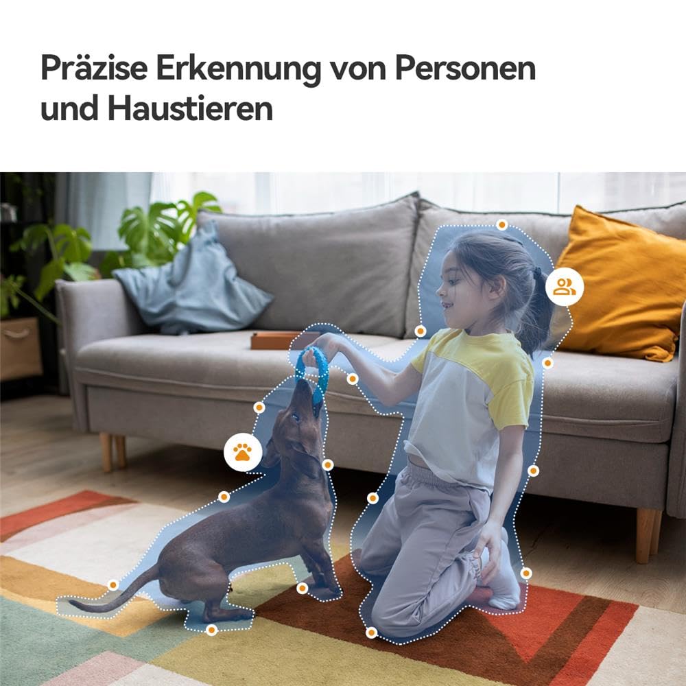 Imou Ranger Dual Pro 3MP+3MP WLAN Innenkamera mit 2 Objektiven, 360° PTZ
