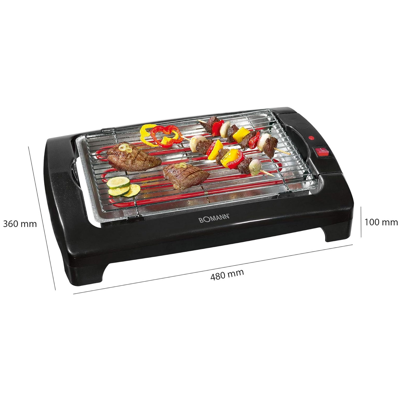 BOM BQ 1240 CB TISCHGRILL BOM BQ 1240 CB TISCHGRILL
