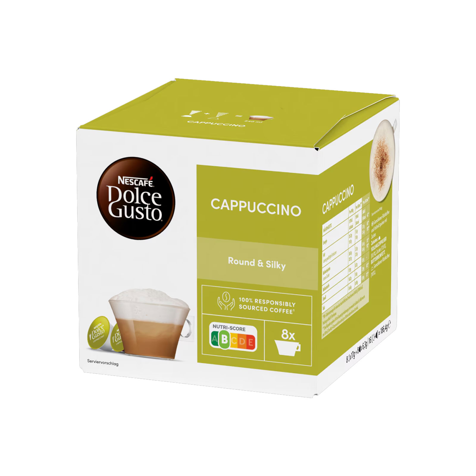 NESCAFÉ DOLCE GUSTO Topseller 6er Pack, Dallmayr Crema d´Oro (5x16 Kapseln) + Cappuccino (1x16 Kapseln)

