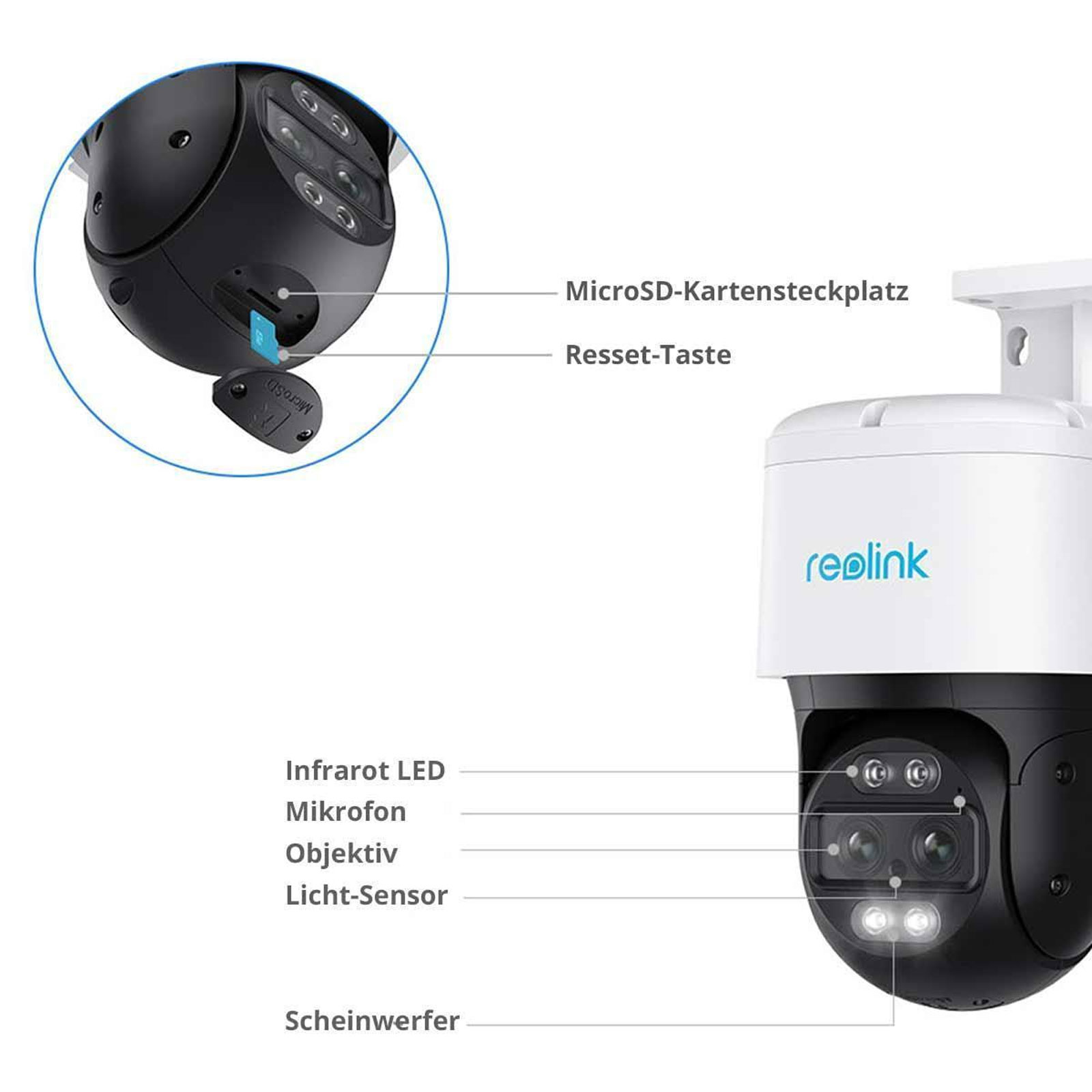 Reolink TRACKMIX W760 WiFi Außenkamera