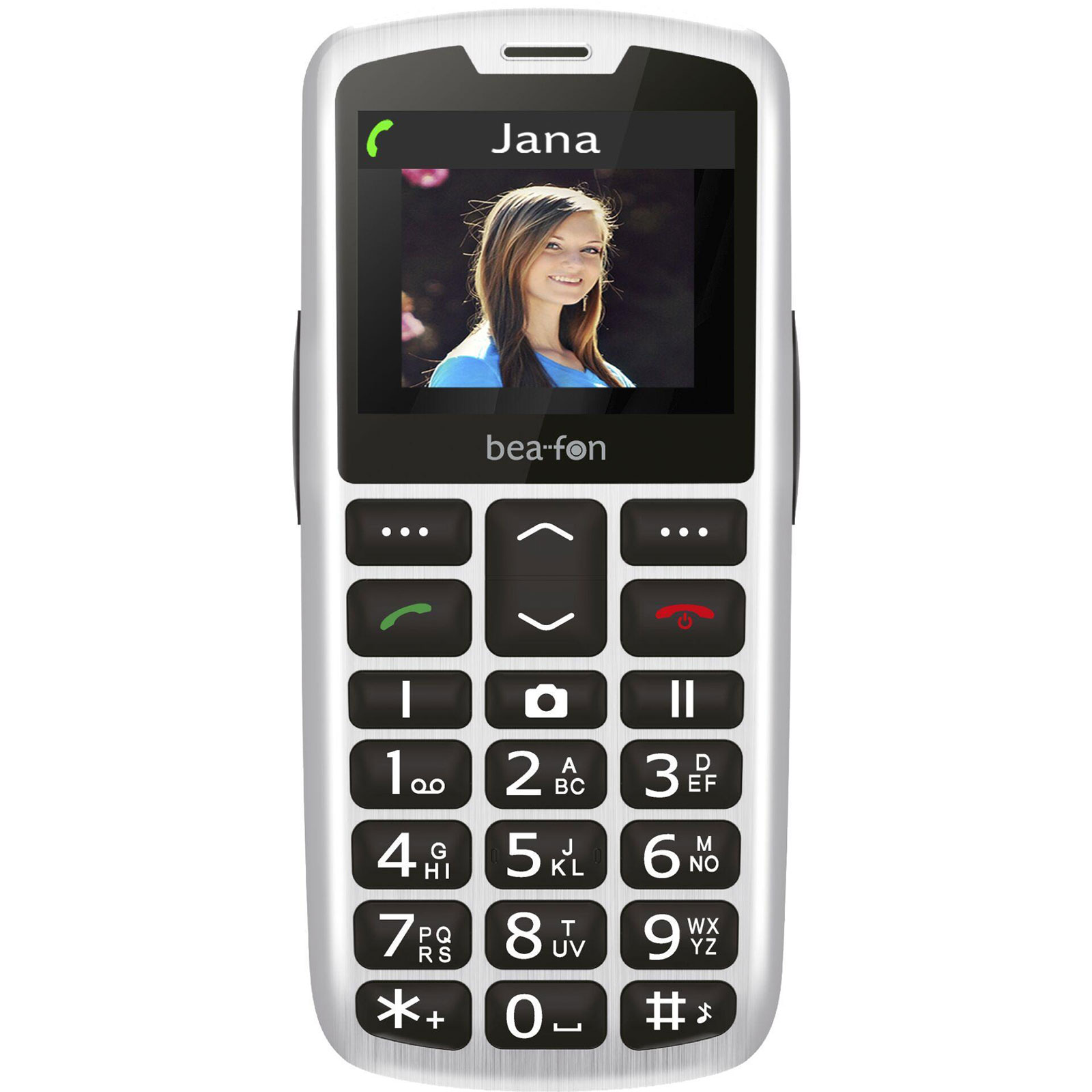 Beafon SL260 2G silver-black Handy (Seniorenhandy)