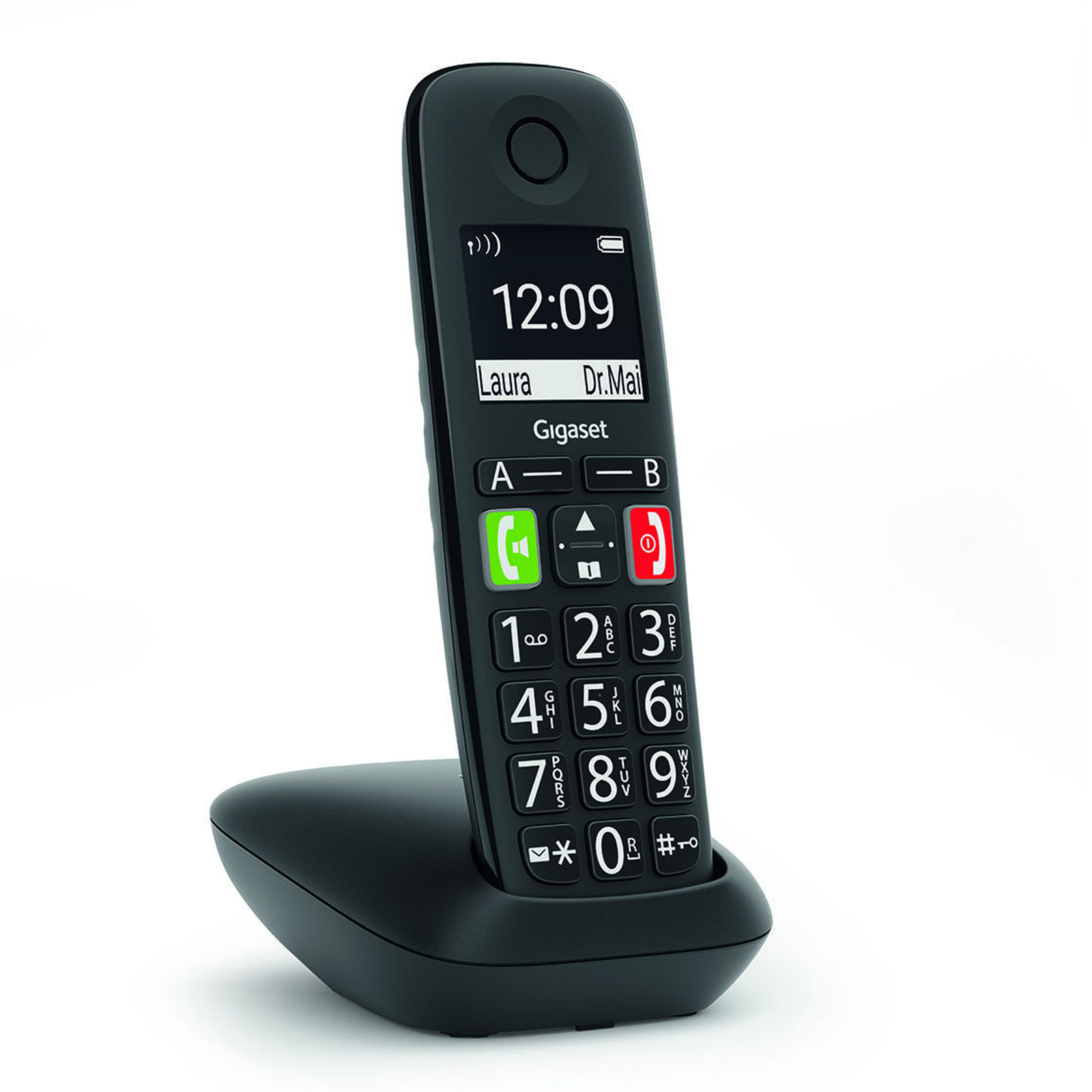 Gigaset E 290 DECT-Telefon schwarz