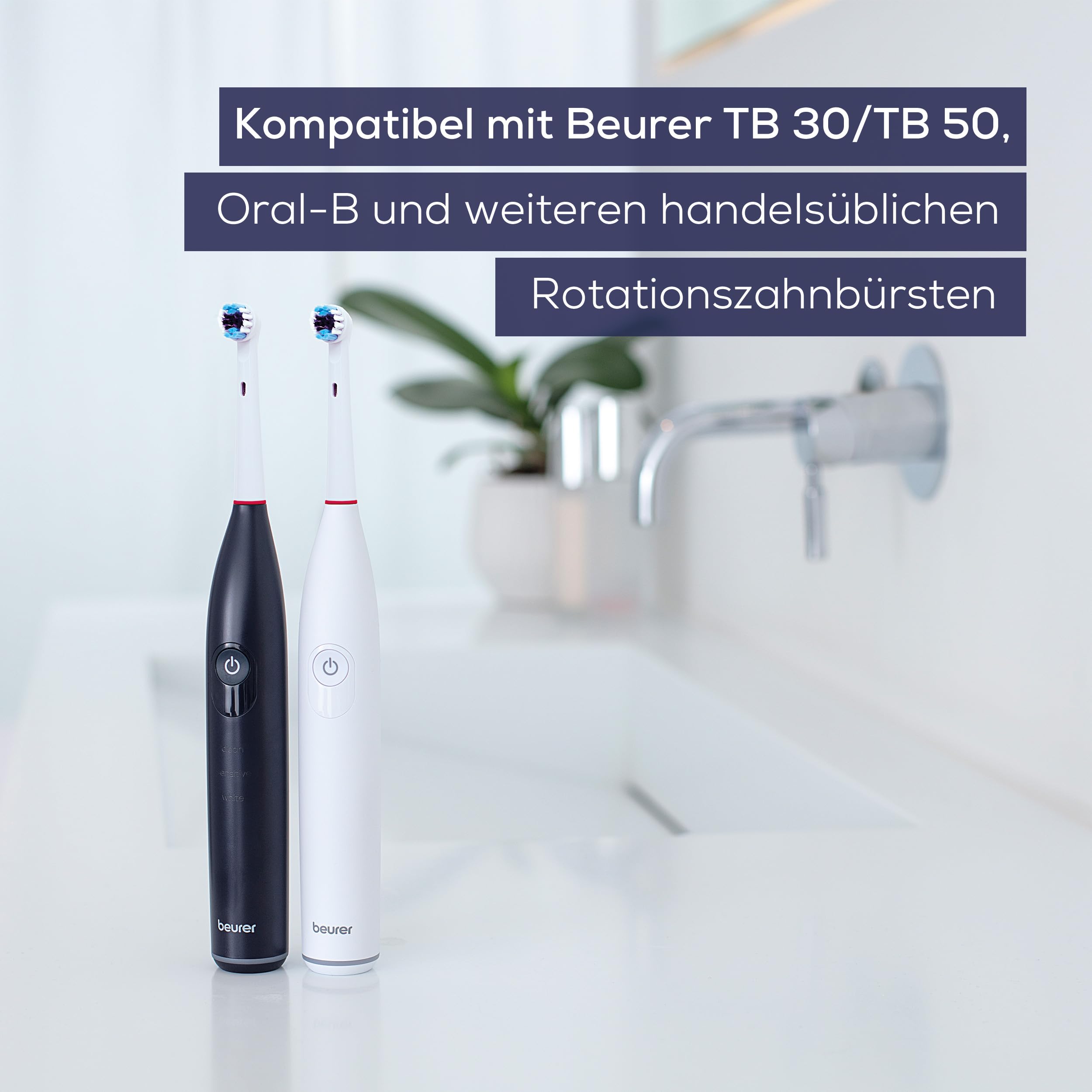Beurer TB 30/50 Aufsteckbürsten für elektrische Zahnbürste
