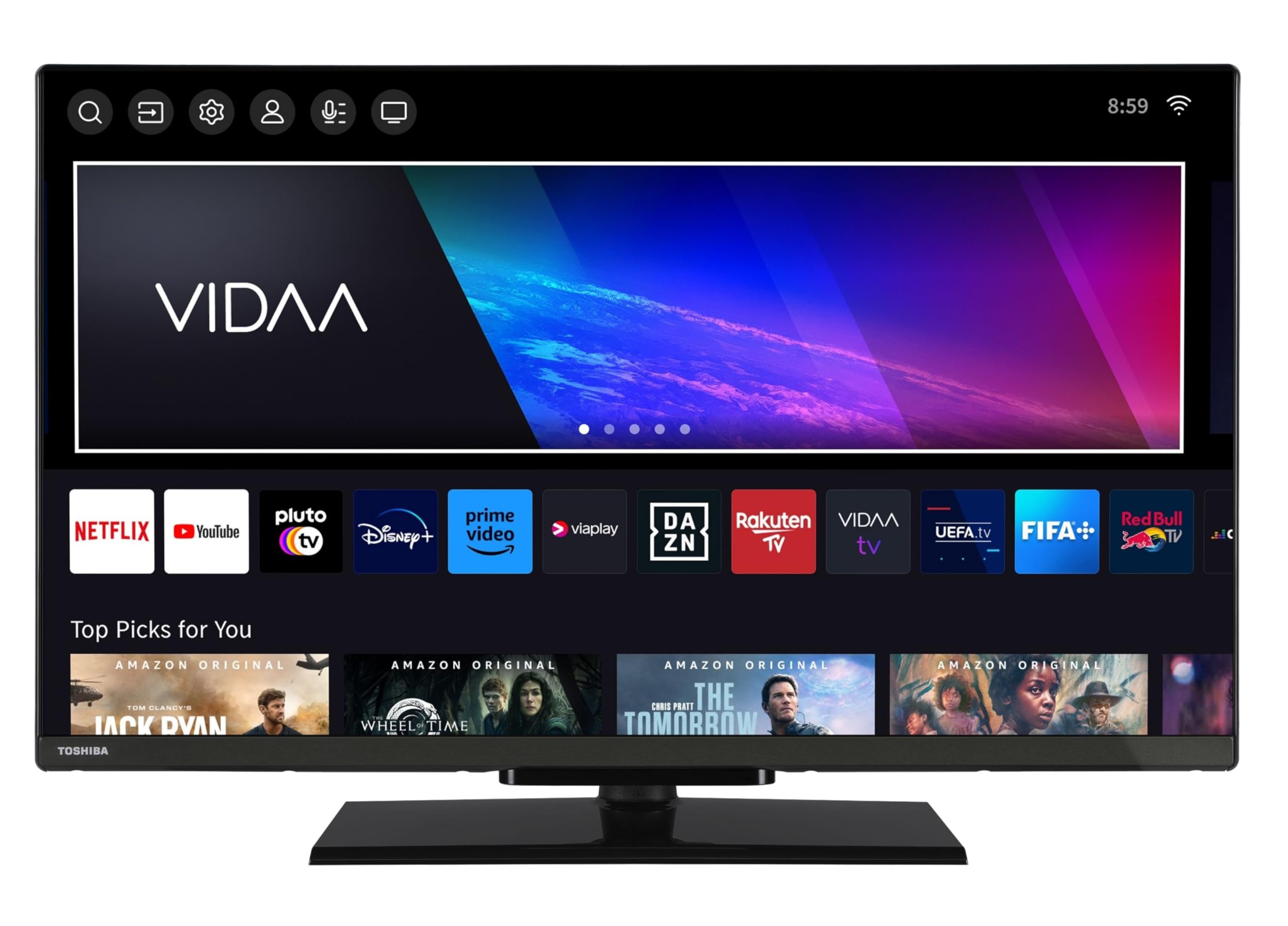 Toshiba Fernseher 32 Zoll Smart TV VIDAA Full HD Fernseher