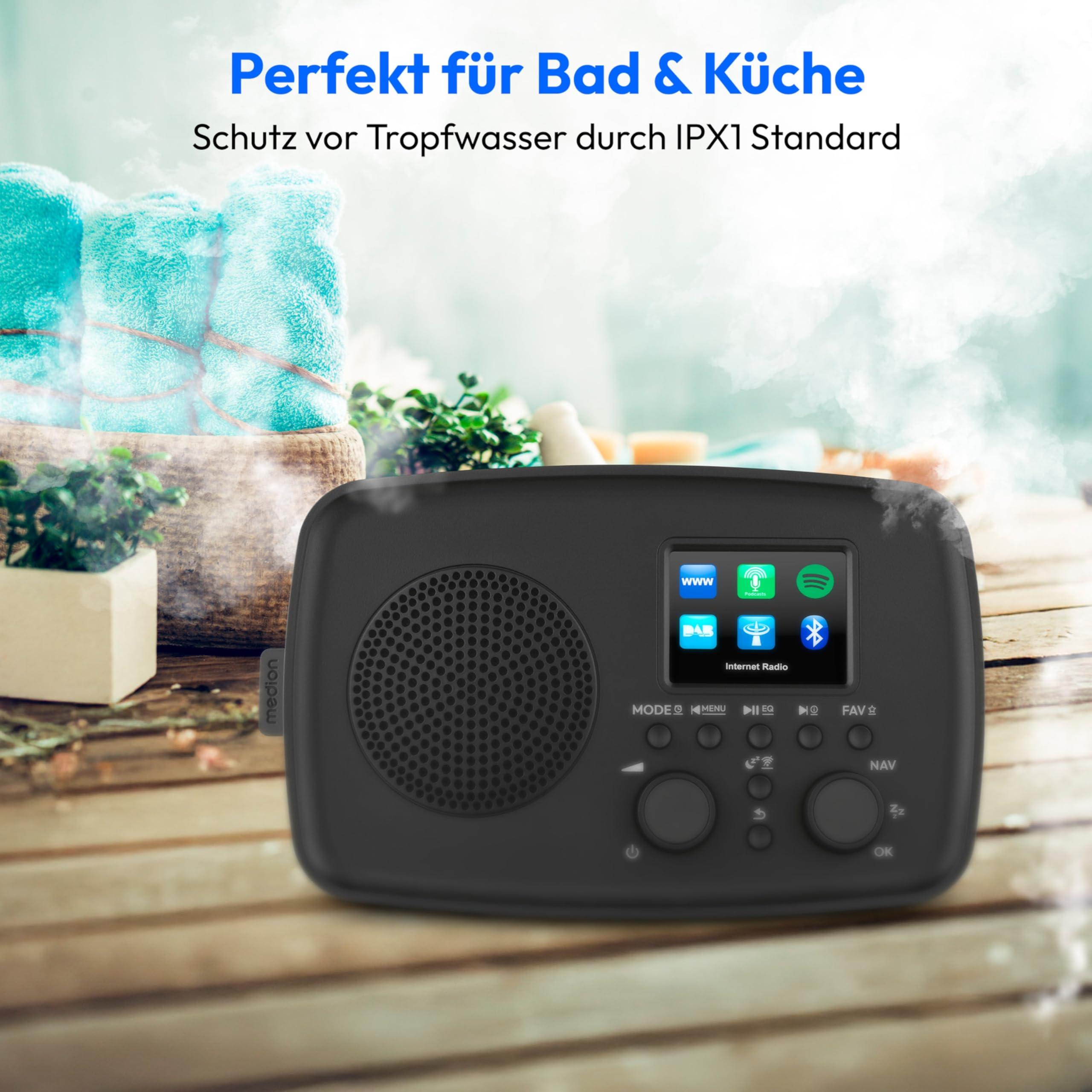 MEDION Internetradio mit DAB+ Life IRE-1