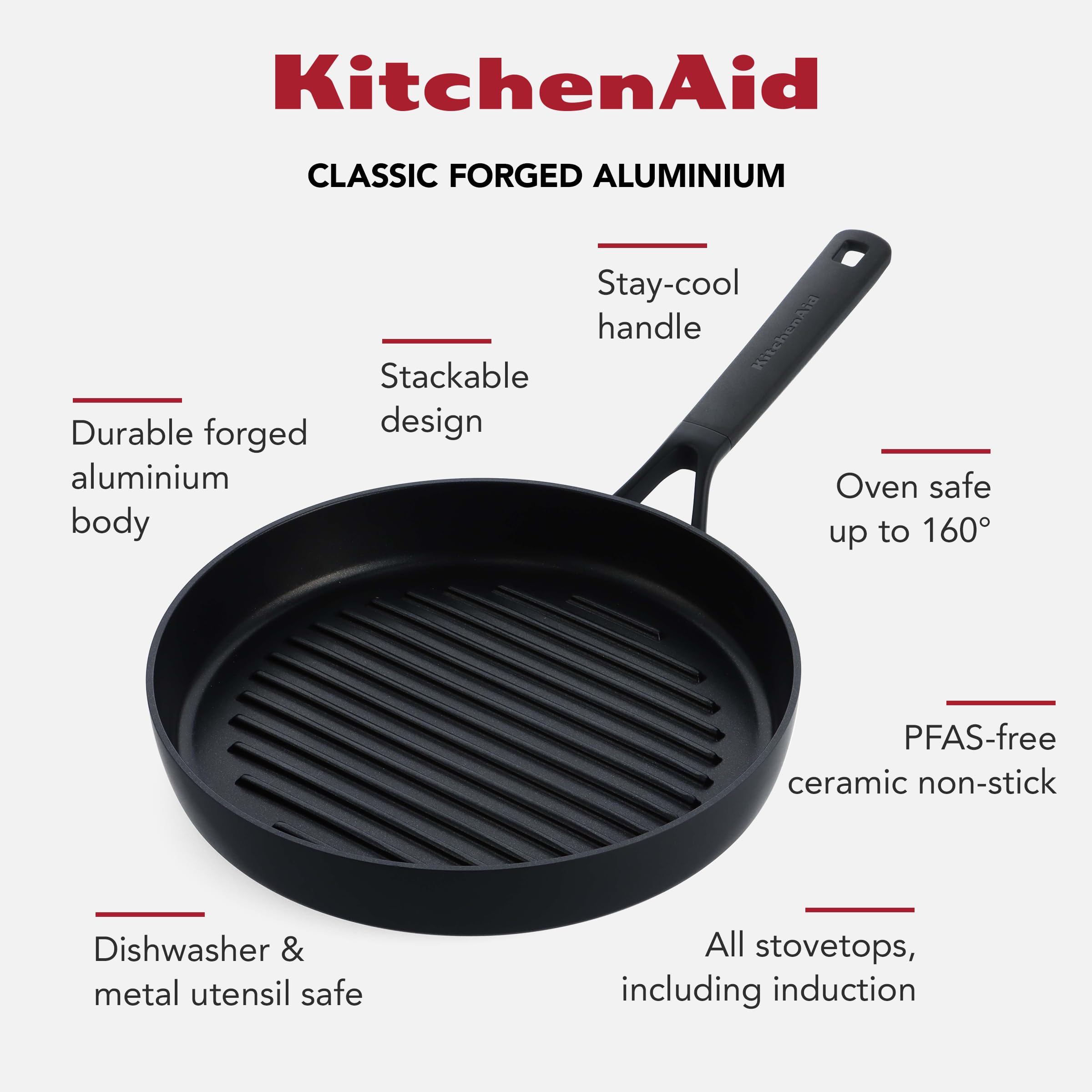 KIT CC005681-001 Grillpfanne 28cm Schwarz