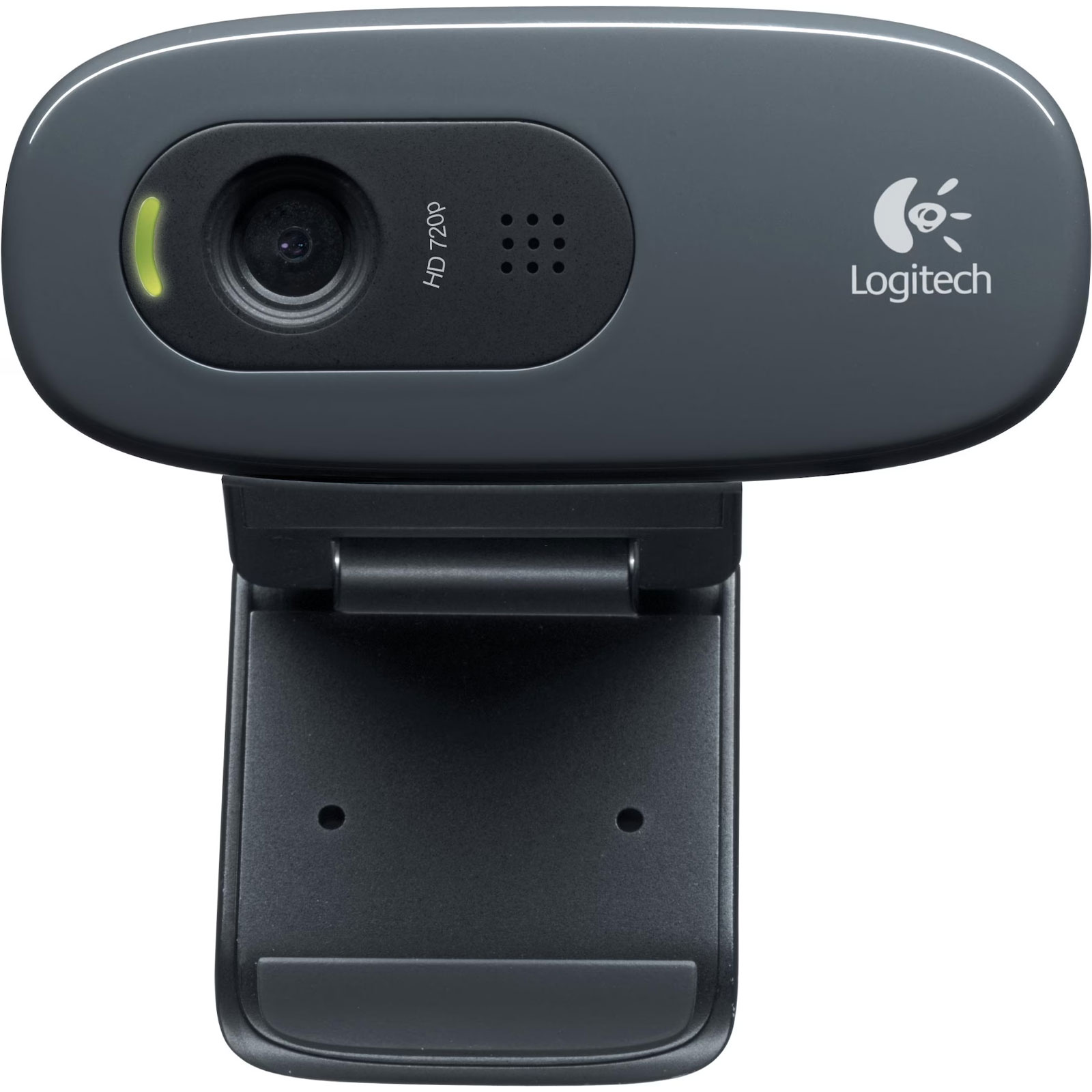 Logitech C270 HD Webcam 1280 x 720 Auflösung USB 2.0 kabelgeunden anklemmbar