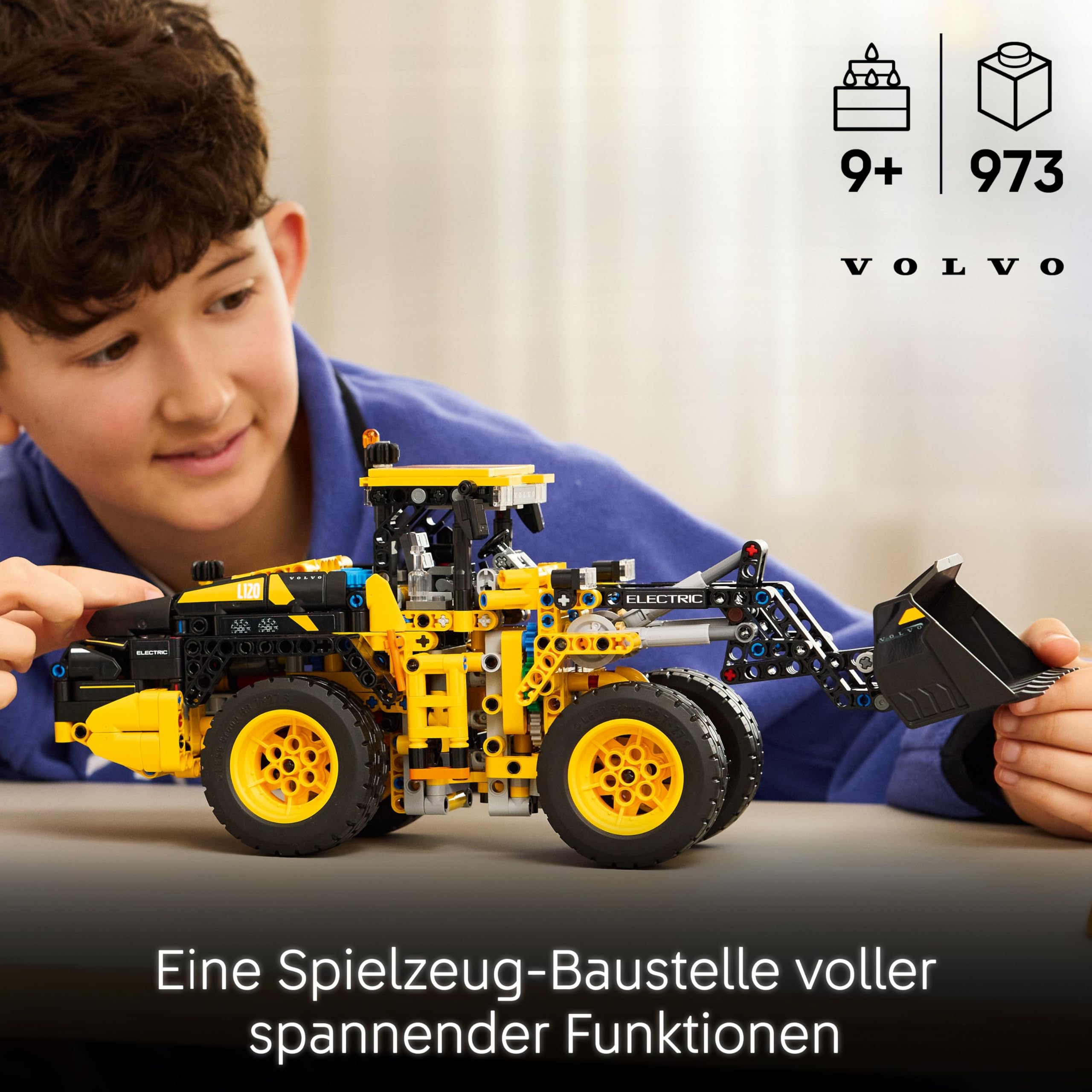 LEGO Technic Volvo L120 Electric Radlader - Baufahrzeug 42209