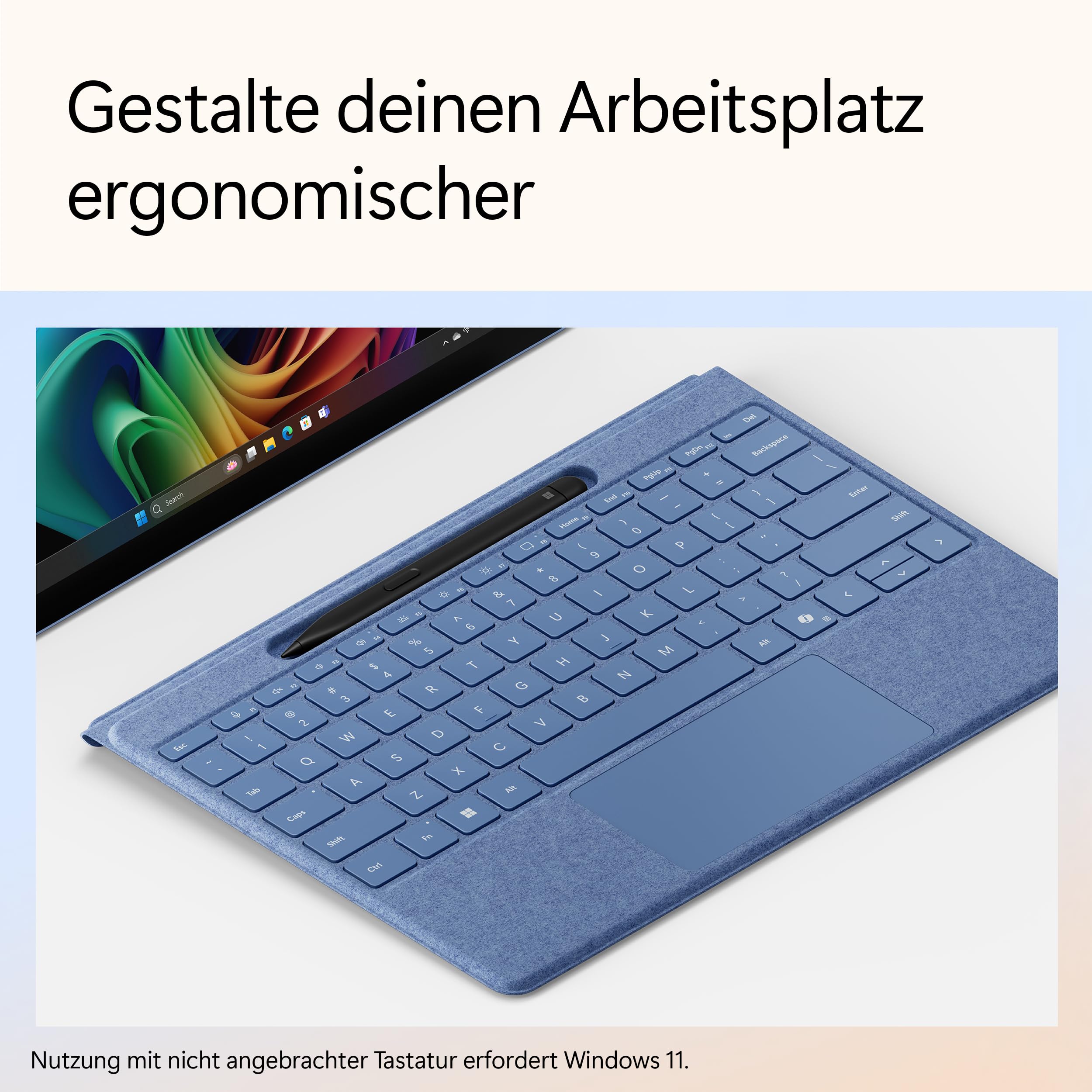 Microsoft Surface Pro Flex Keyboard (QWERTZ) mit Slim Pen