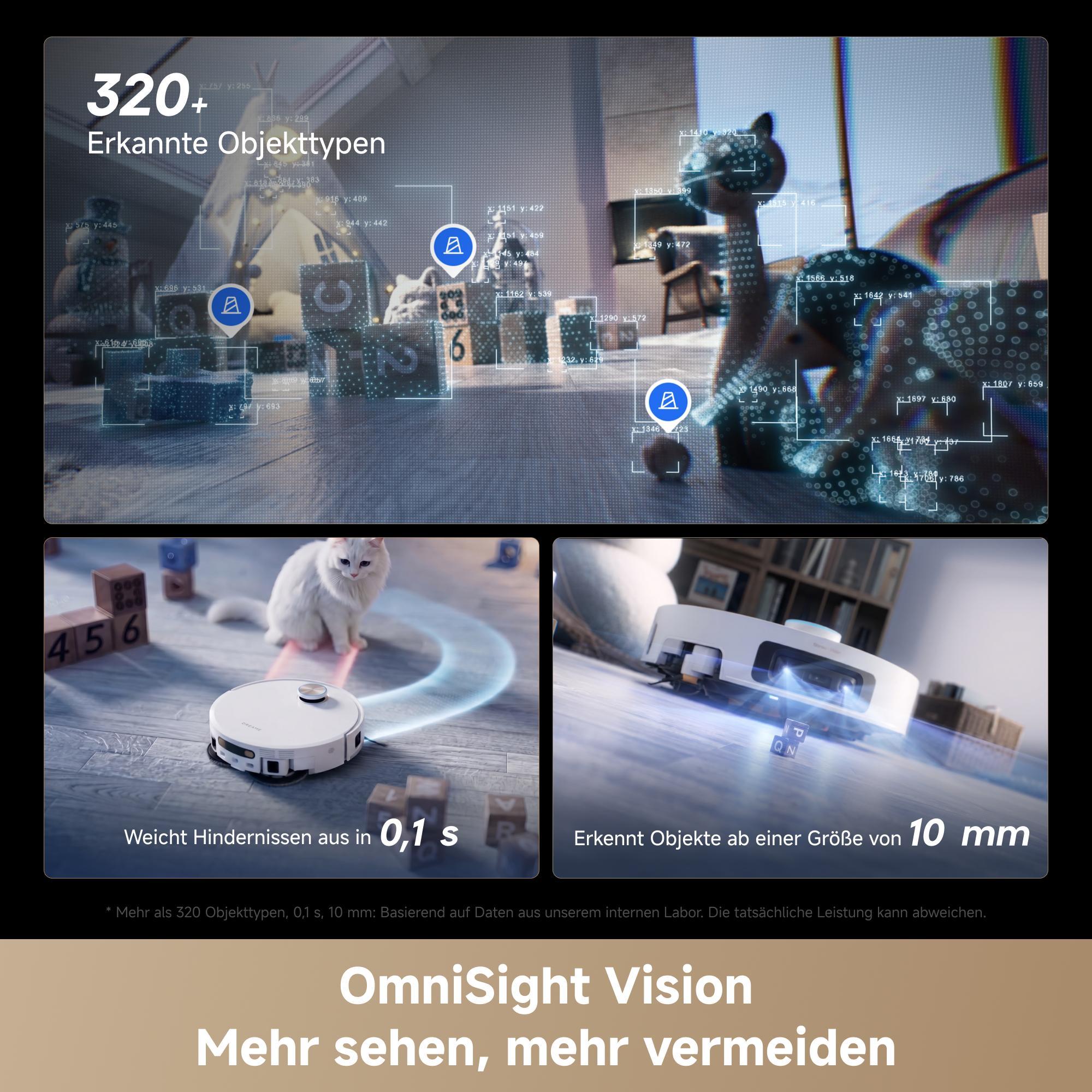 dreame X60 Pro Ultra Complete White Saugroboter mit Wischfunktion