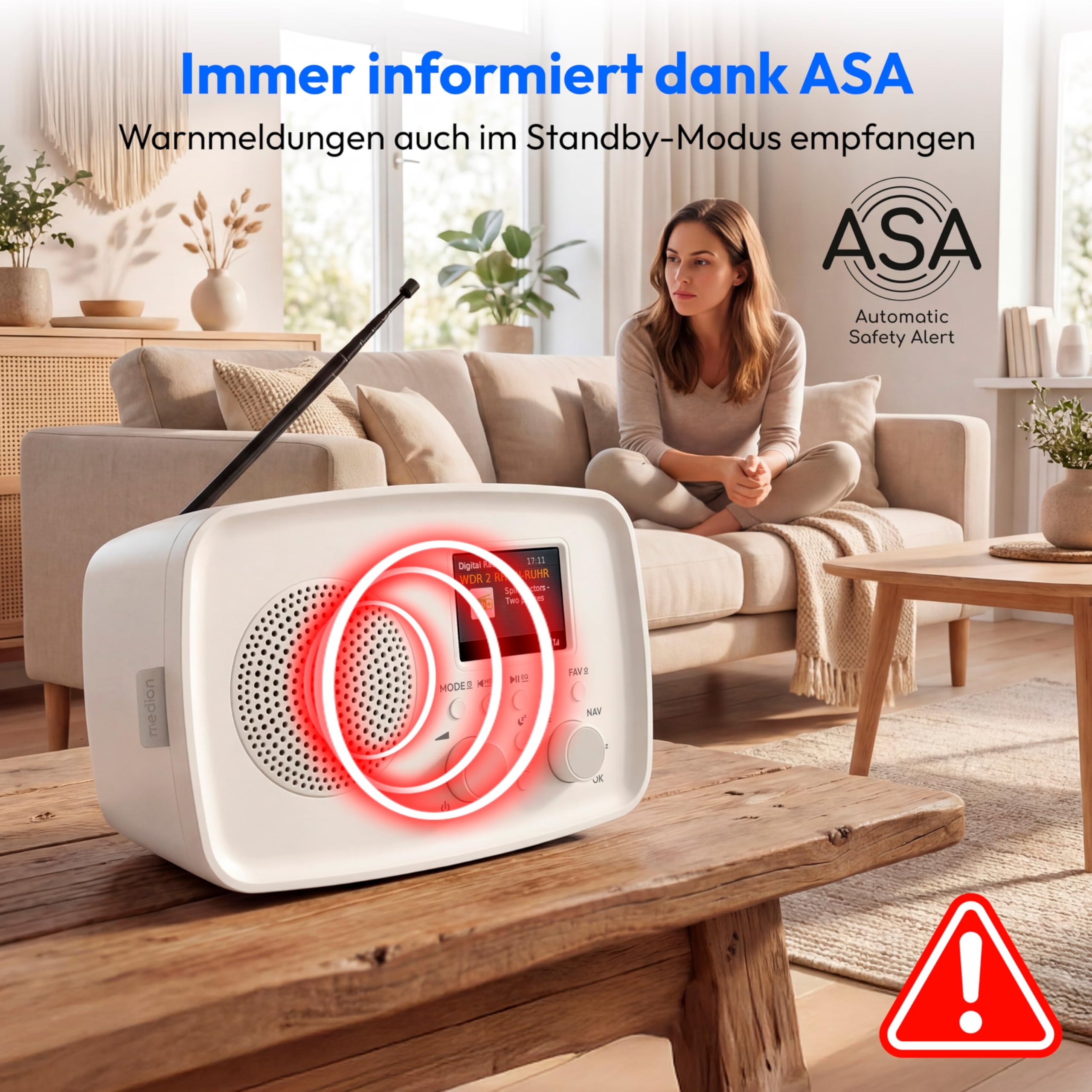 MEDION DAB+ Radio mit Bluetooth DRE-1