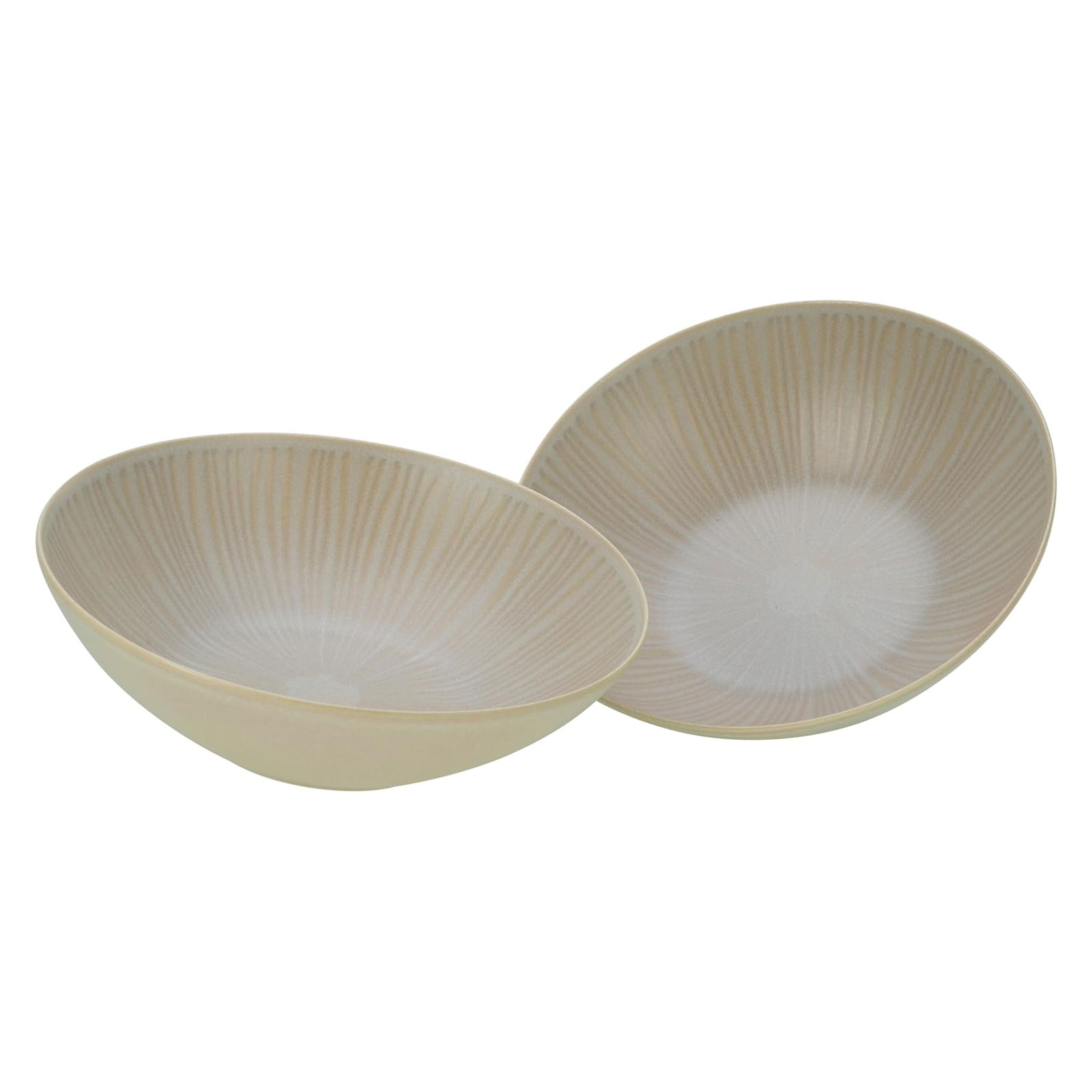 CreaTable Vesuvio 33046 Salatschüssel Set, 2-teilig