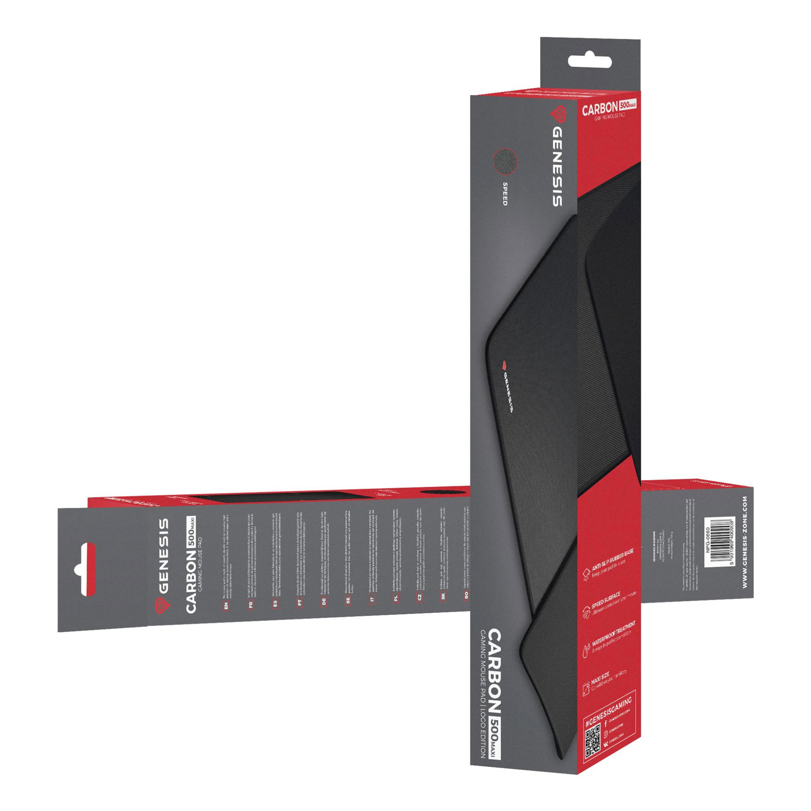 GEN Mauspad CARBON 500 "LOGO"