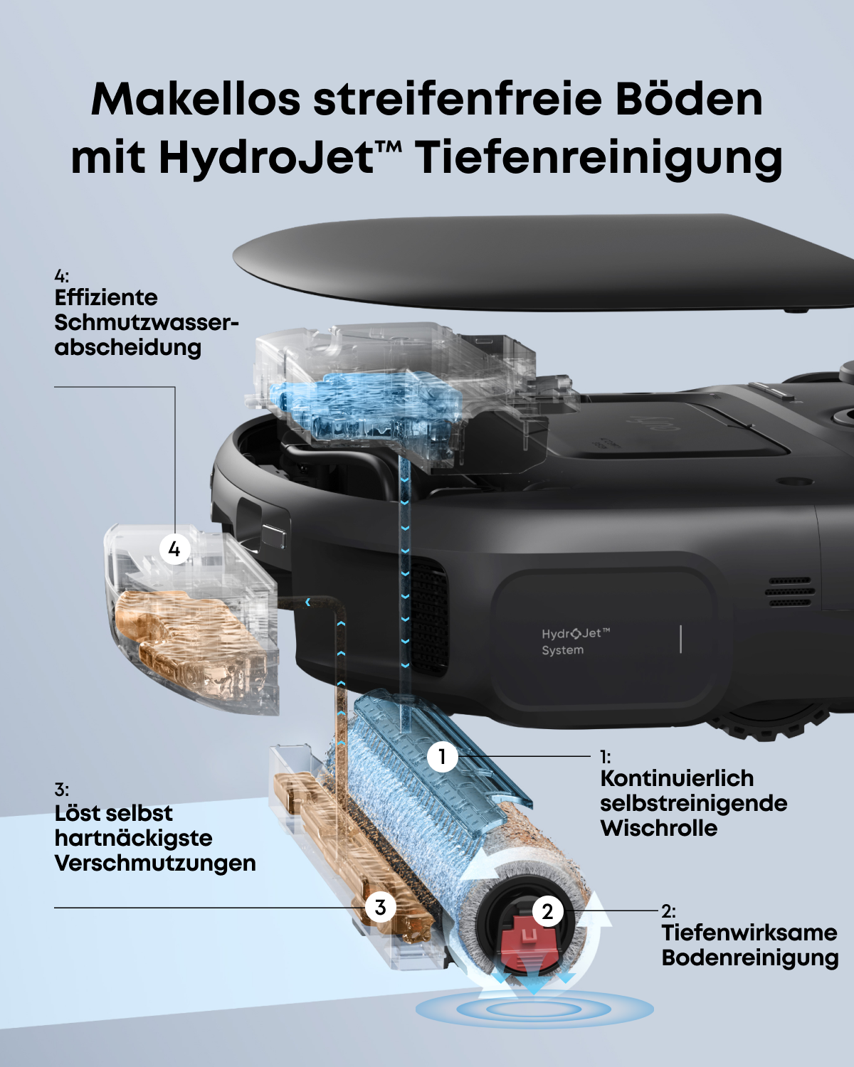eufy Robot Vacuum Omni C28 Saugroboter mit Wischfunktion