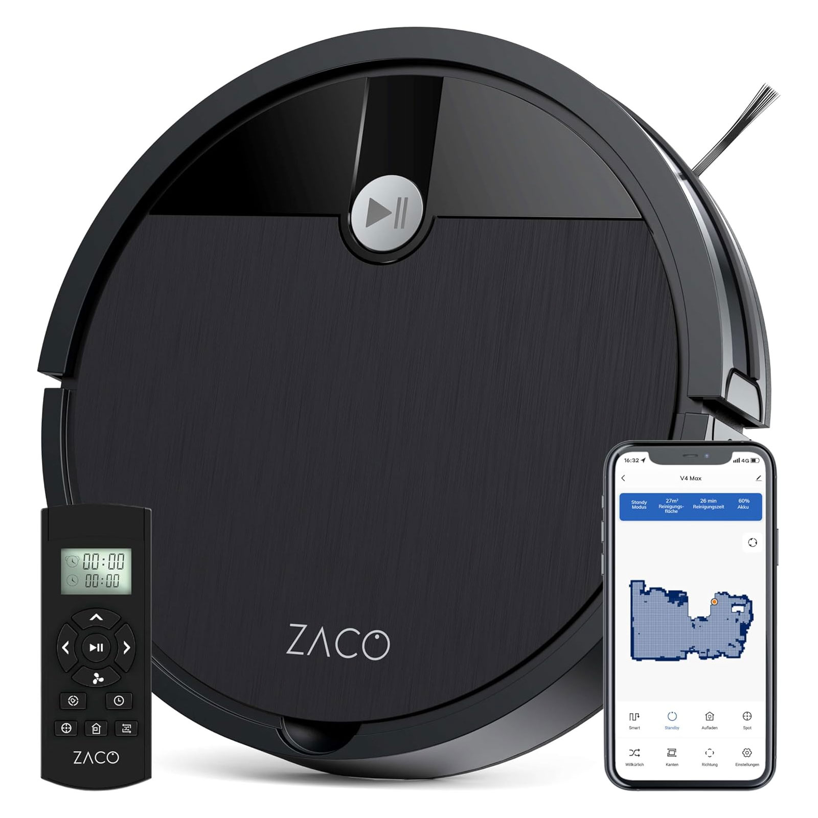 ZACO V4 Max Saugroboter mit Wischfunktion ZACO V4 Max Saugroboter mit Wischfunktion