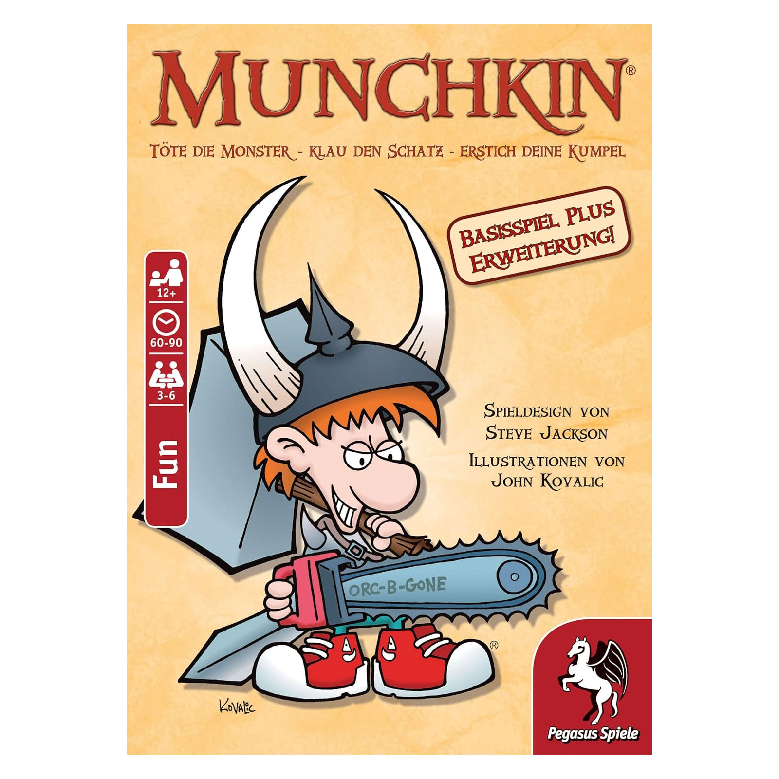 Pegasus Spiele Munchkin 1+2 17222G Kartenspiel