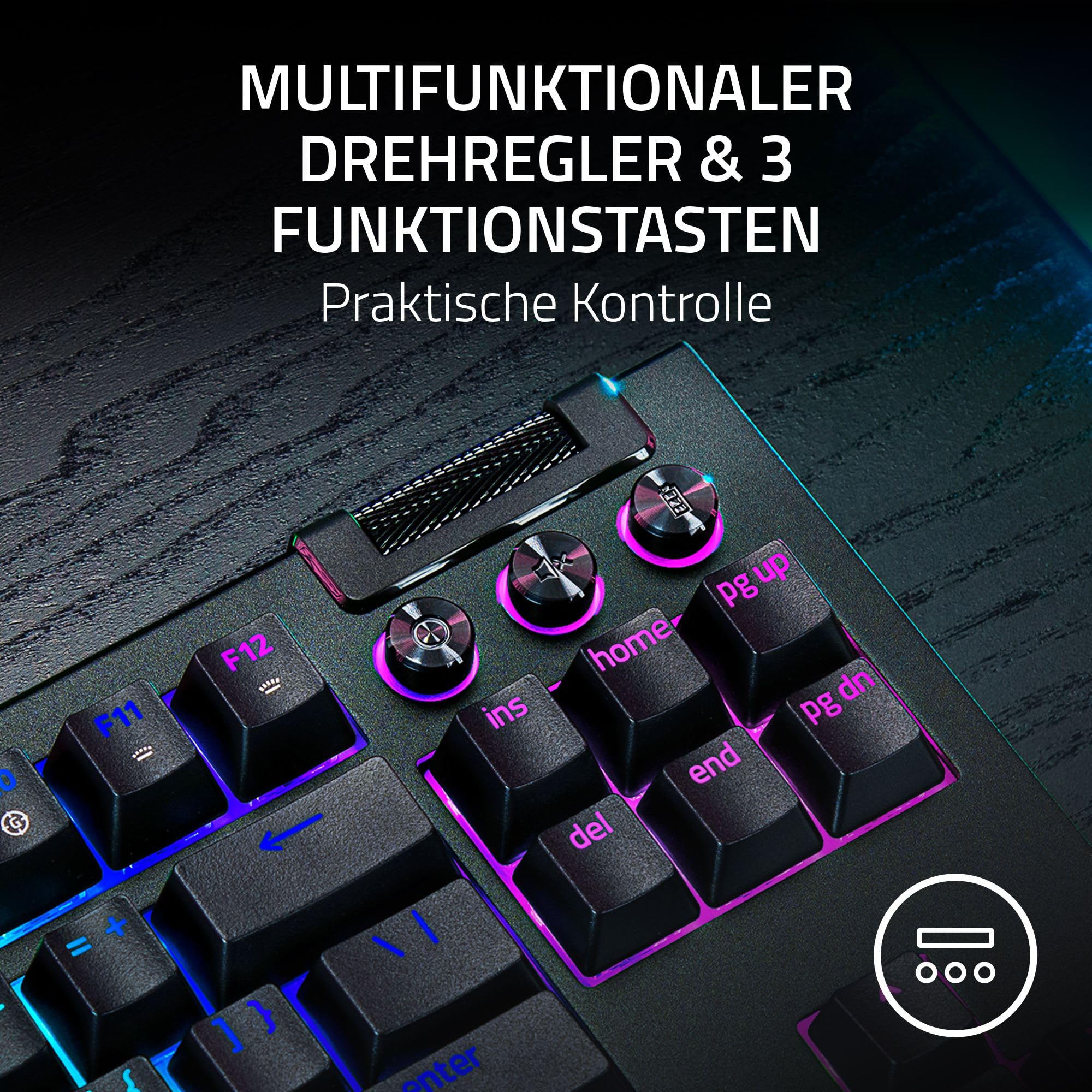 Razer BlackWidow V4 Tenkeyless HyperSpeed, Orange Tactile Switch Gaming-Tastatur