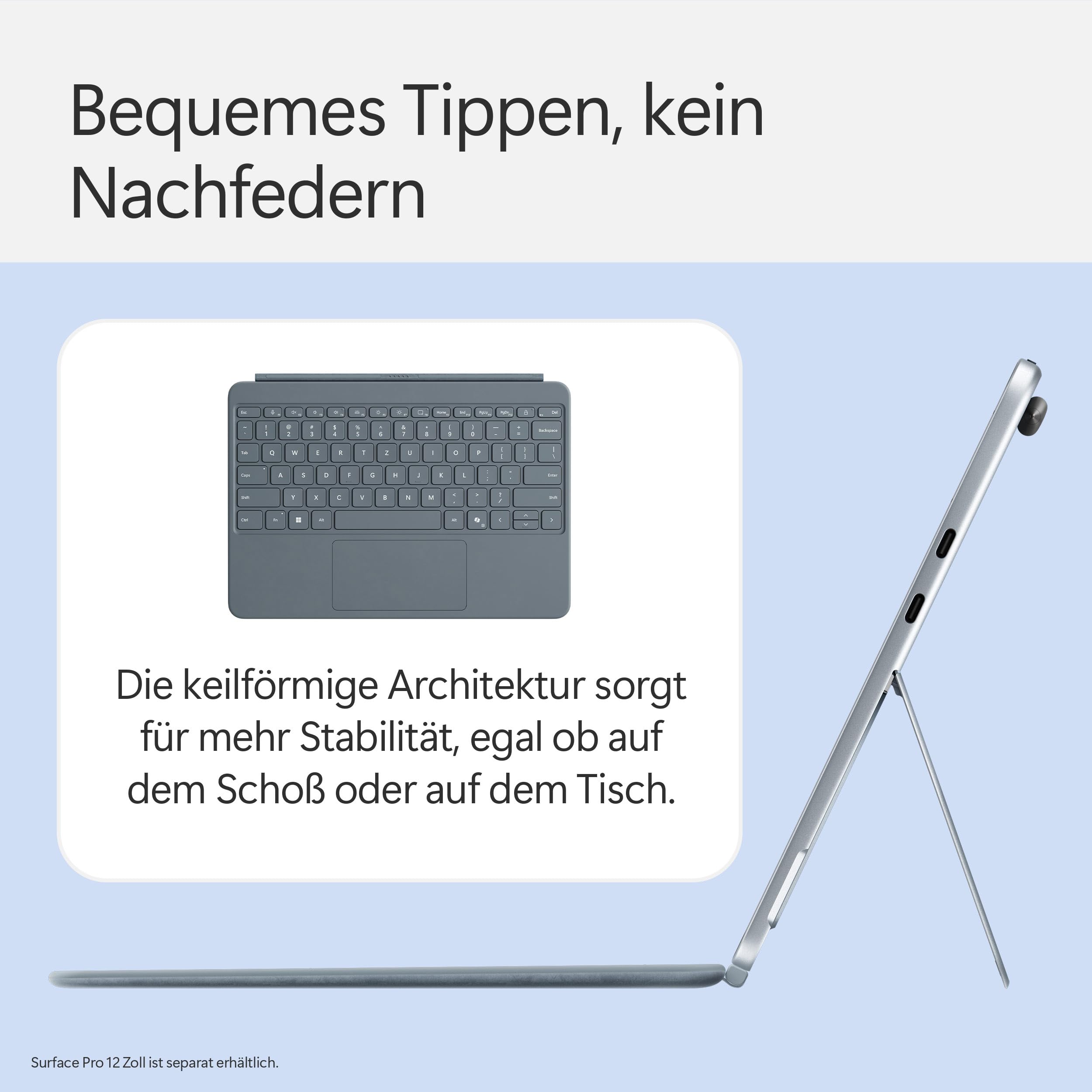 Microsoft Surface Pro 12" Keyboard mit Slim Pen
