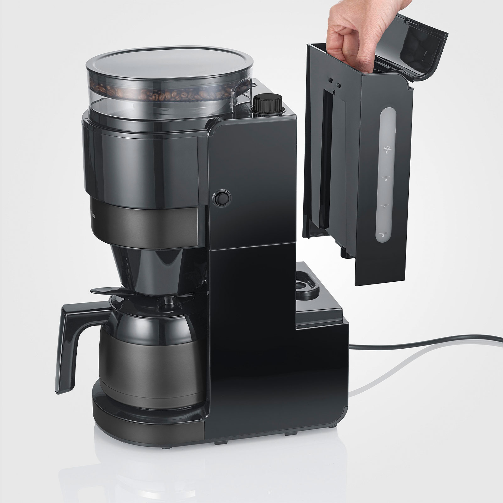 SEVERIN KA 4831 Filterkaffeemaschine mit Mahlwerk