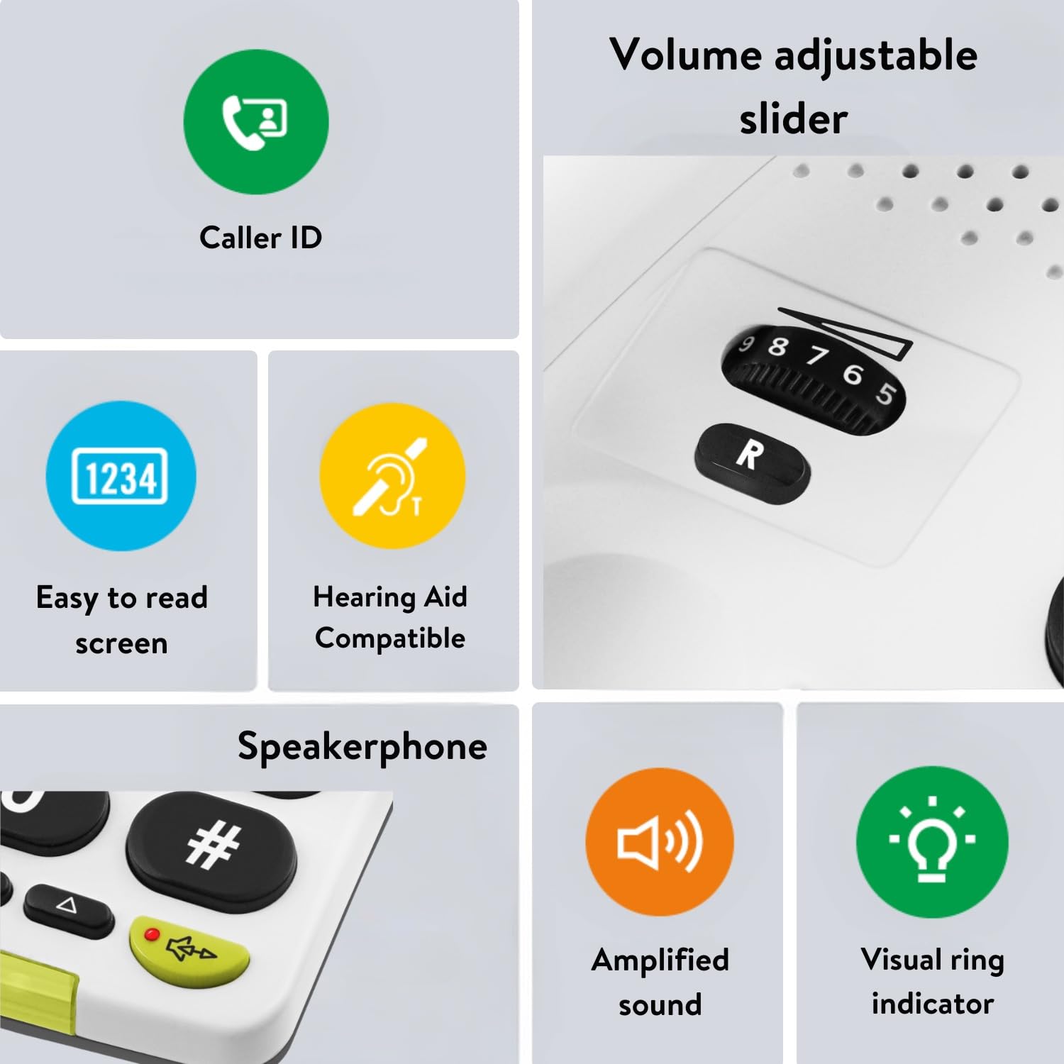 DORO - Doro PhoneEasy 312cs - Schnurgebundenes Festnetztelefon