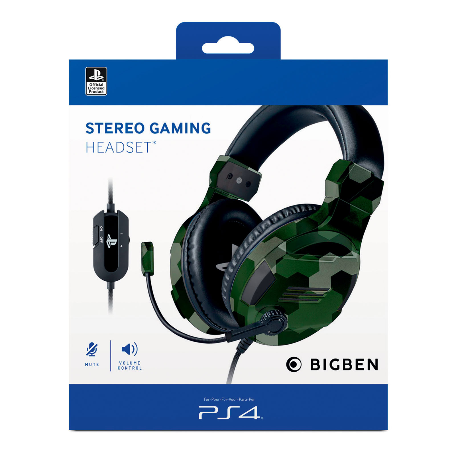 BigBen PS4 Stereo-Headset V3 Gaming-Headset