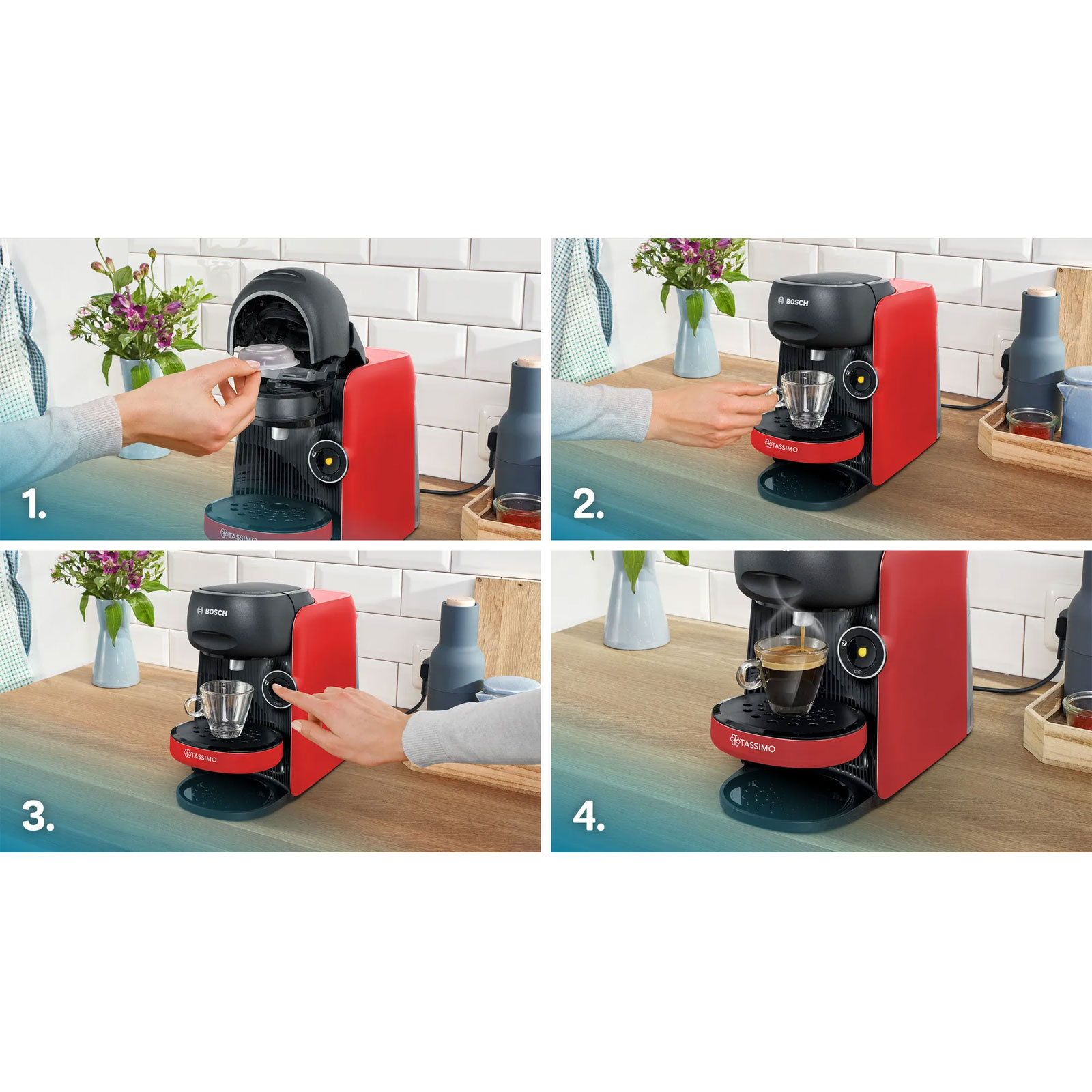 Bosch TAS163E Kapselmaschine Tassimo Finesse friendly 