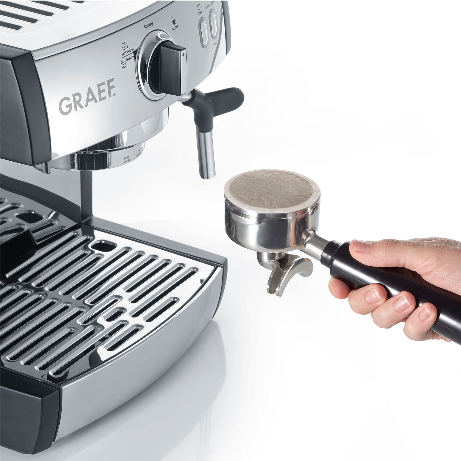 GRAEF ES 702 EU pivalla Set Siebträger inkl. Kaffeemühle CM702EU GRAEF ES 702 EU pivalla Set Siebträger inkl. Kaffeemühle CM702EU