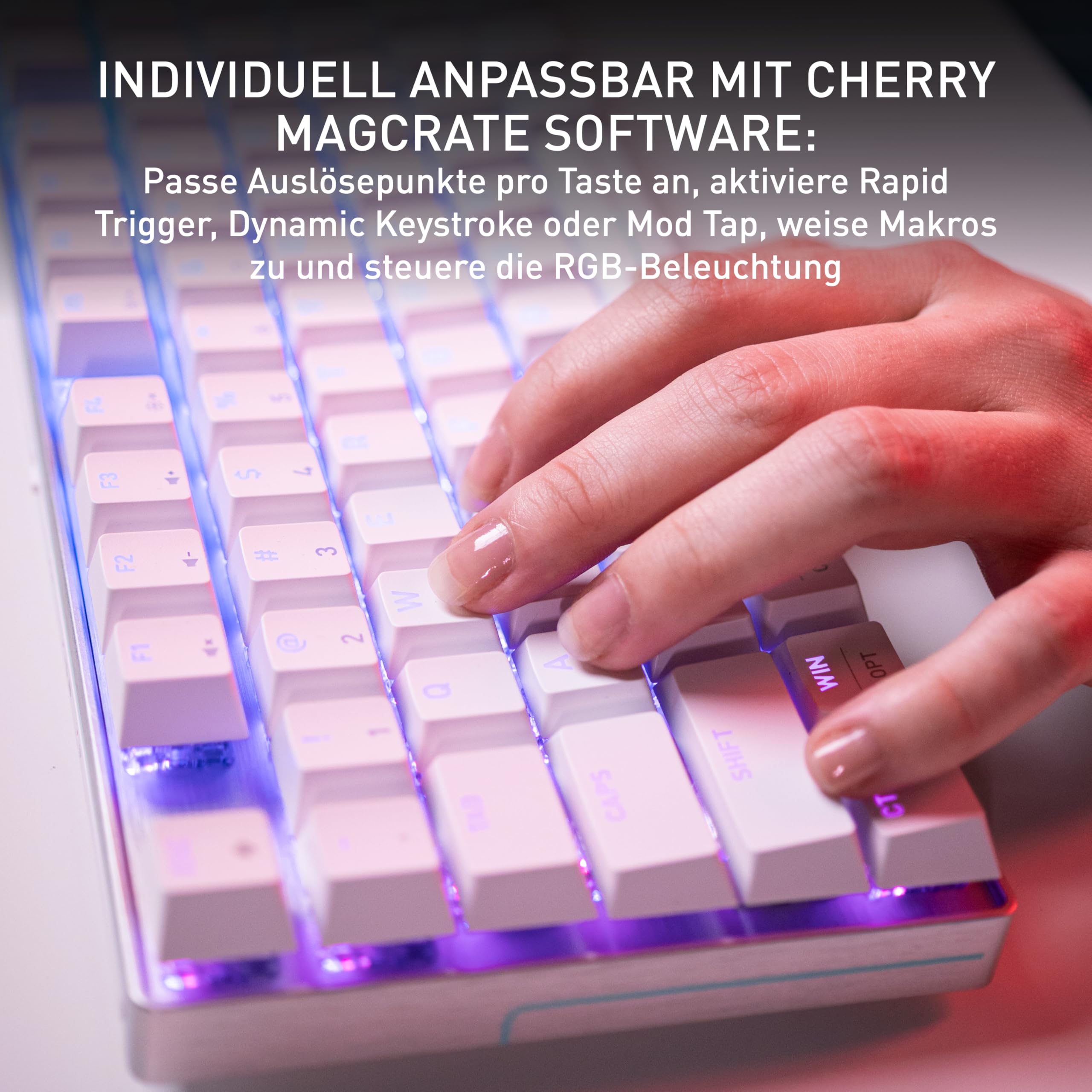 Cherry XTRFY MX 8.2 Pro TMR Wireless -Magnetisch-Mechanische TKL-Gaming-Tastatur