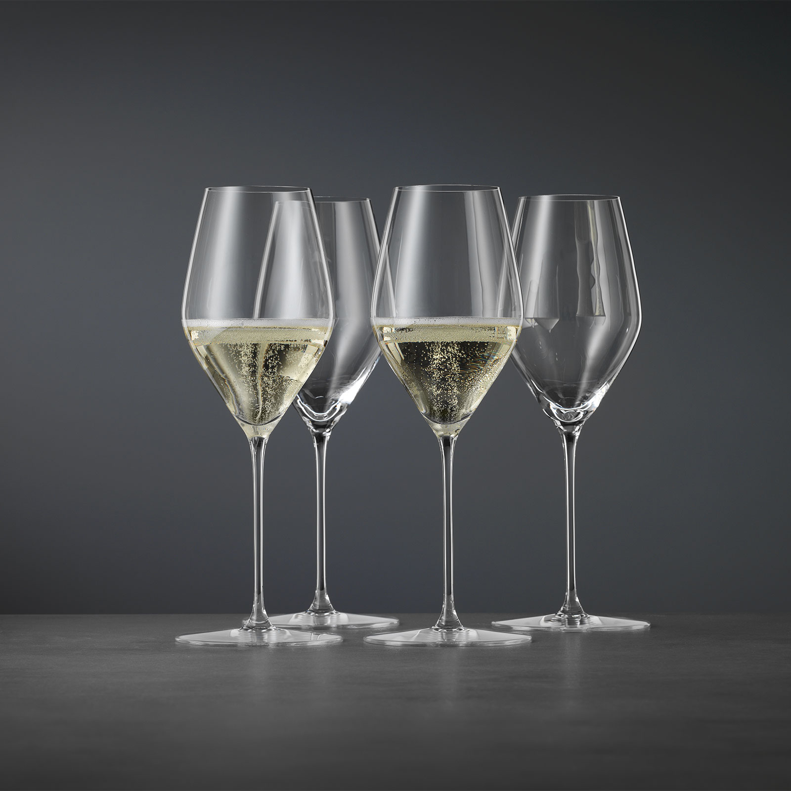 Spiegelau 1750479 Champagnerglas Set/4 175/29 HI-LITE 347 ml Sektglas