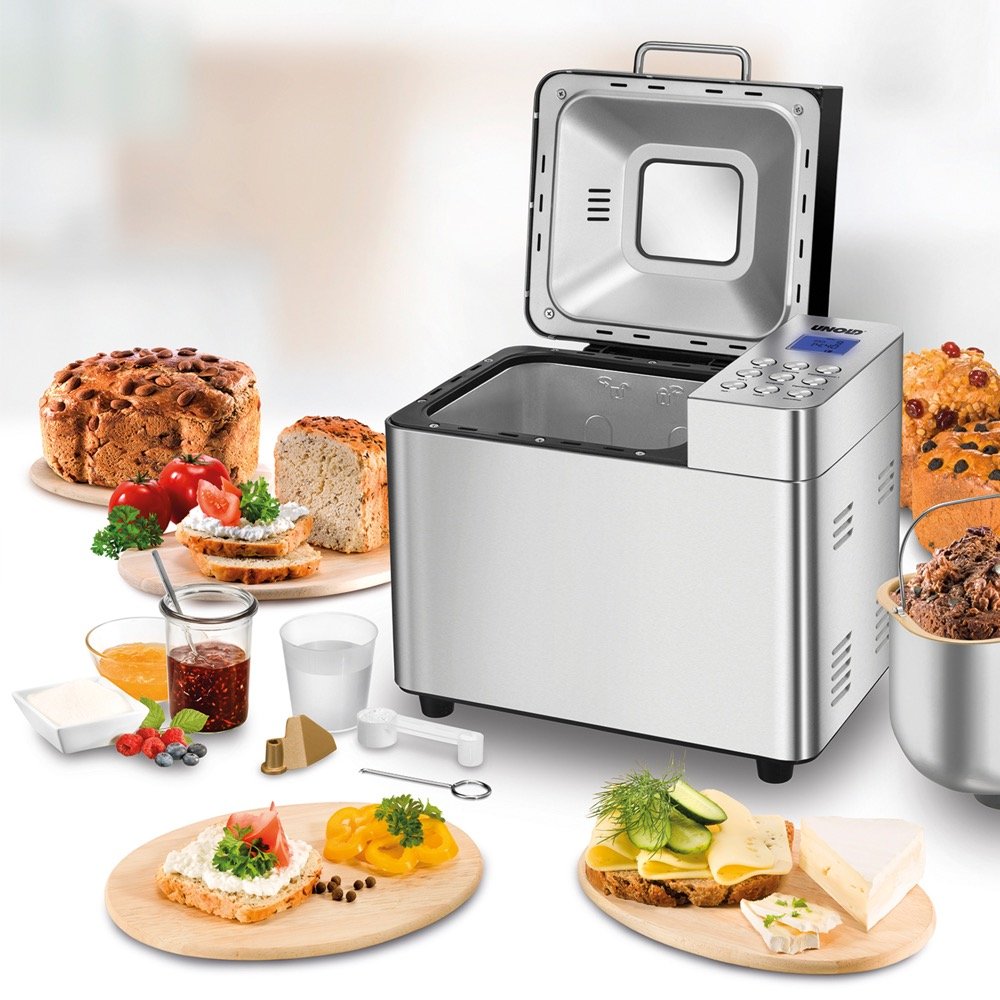 Unold Backmeister® Edel 68456 - Brotbackautomat Edelstahl