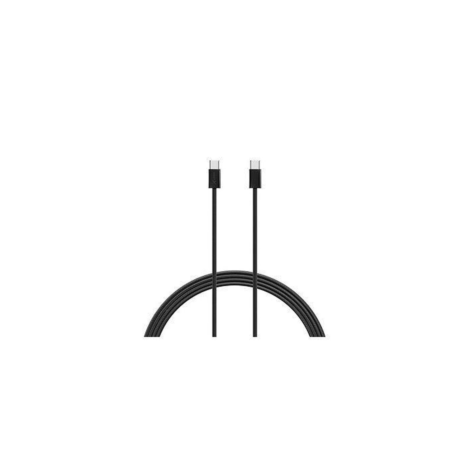 XLayer feingewebtes Apple Kabel USB-C auf USB-C 2 Meter Black XLayer feingewebtes Apple Kabel USB-C auf USB-C 2 Meter Black
