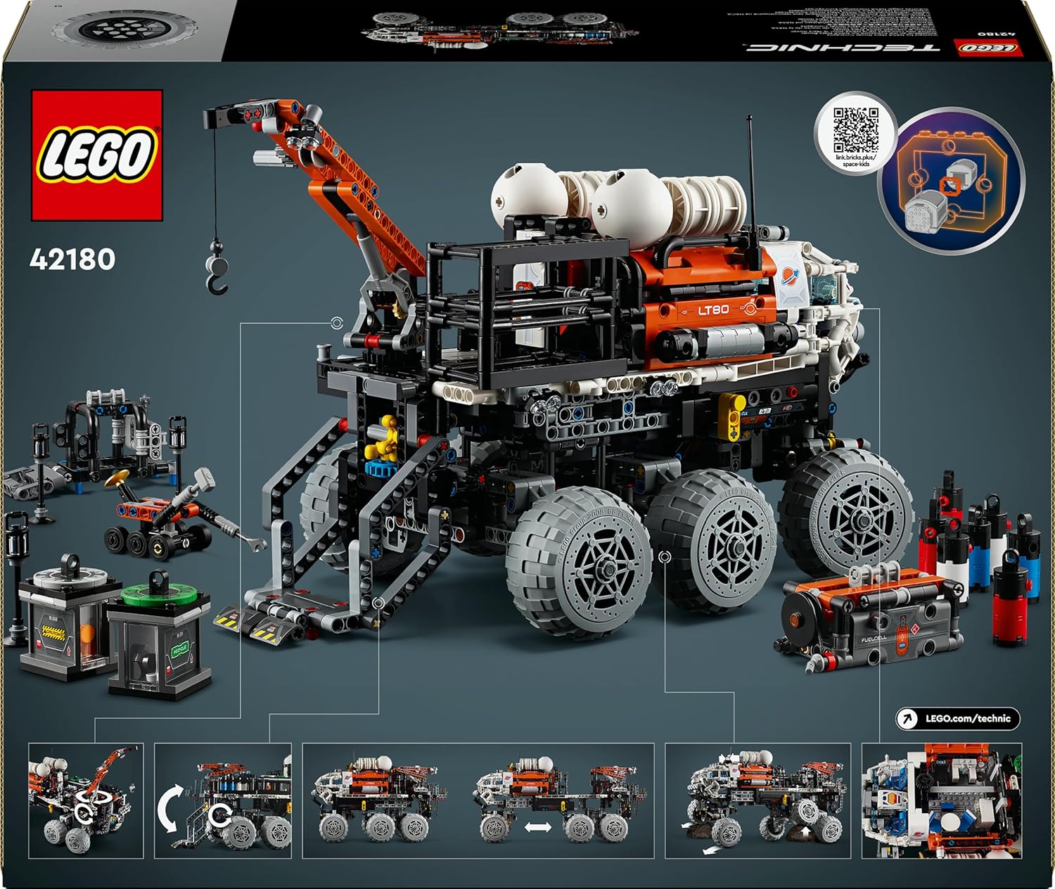 LEGO Technic Mars Exploration Rover, Weltraum-Spielzeug 42180